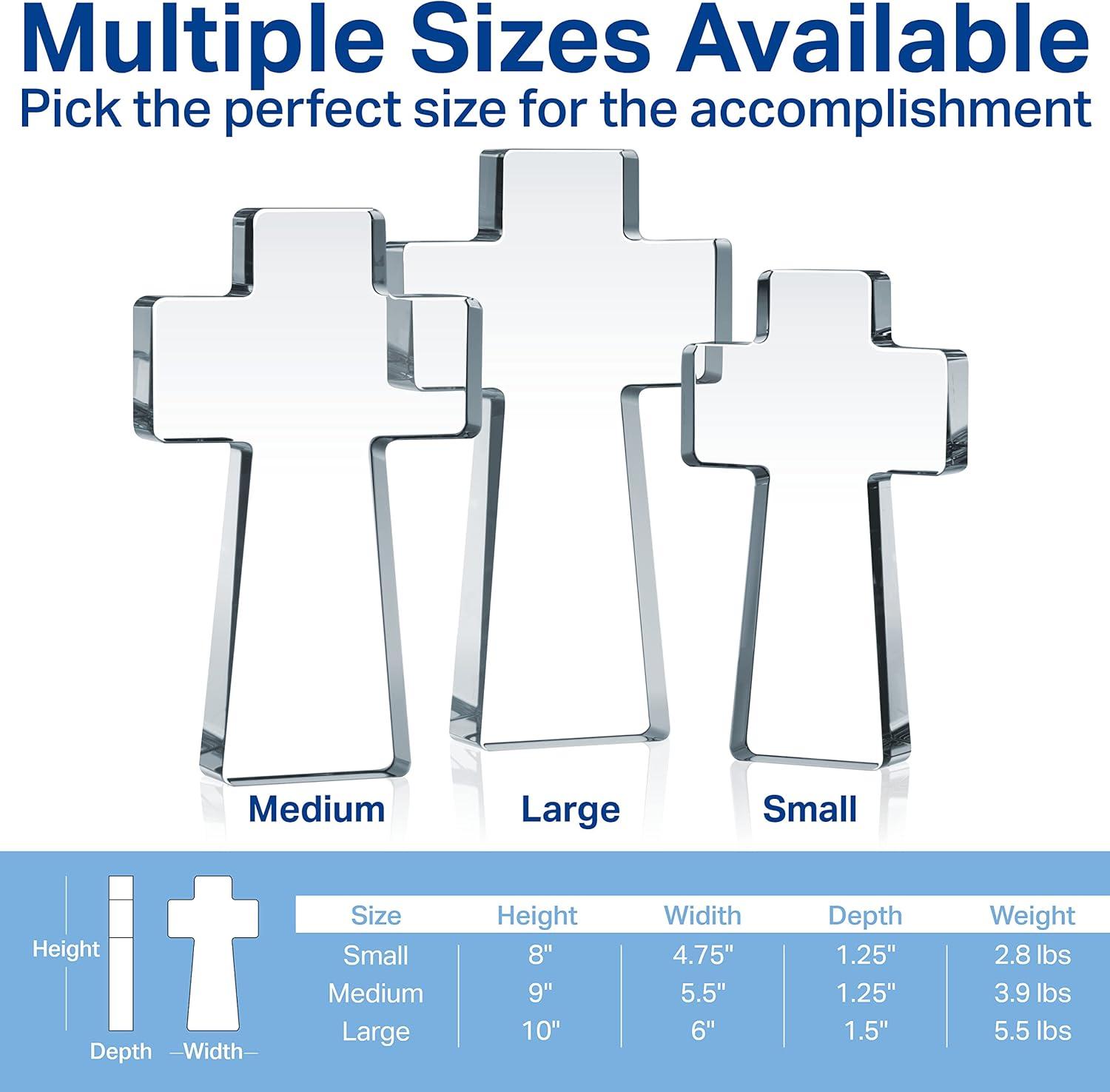 Our review of the Personalized Christian 50th Anniversary Crystal Cross Gift