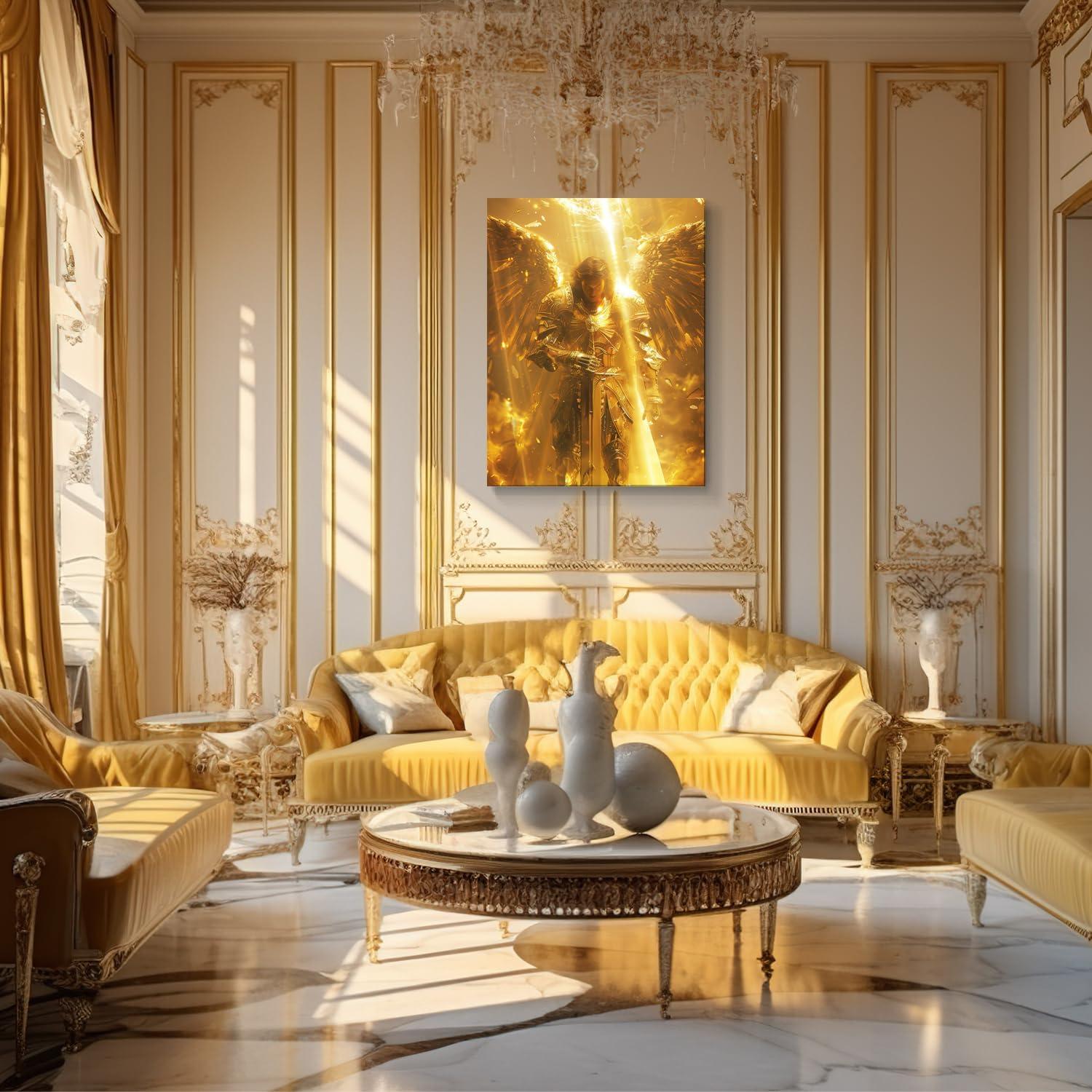 Our Review of Vandlife's Archangel Michael Canvas Wall Art: Elegant & Inspiring