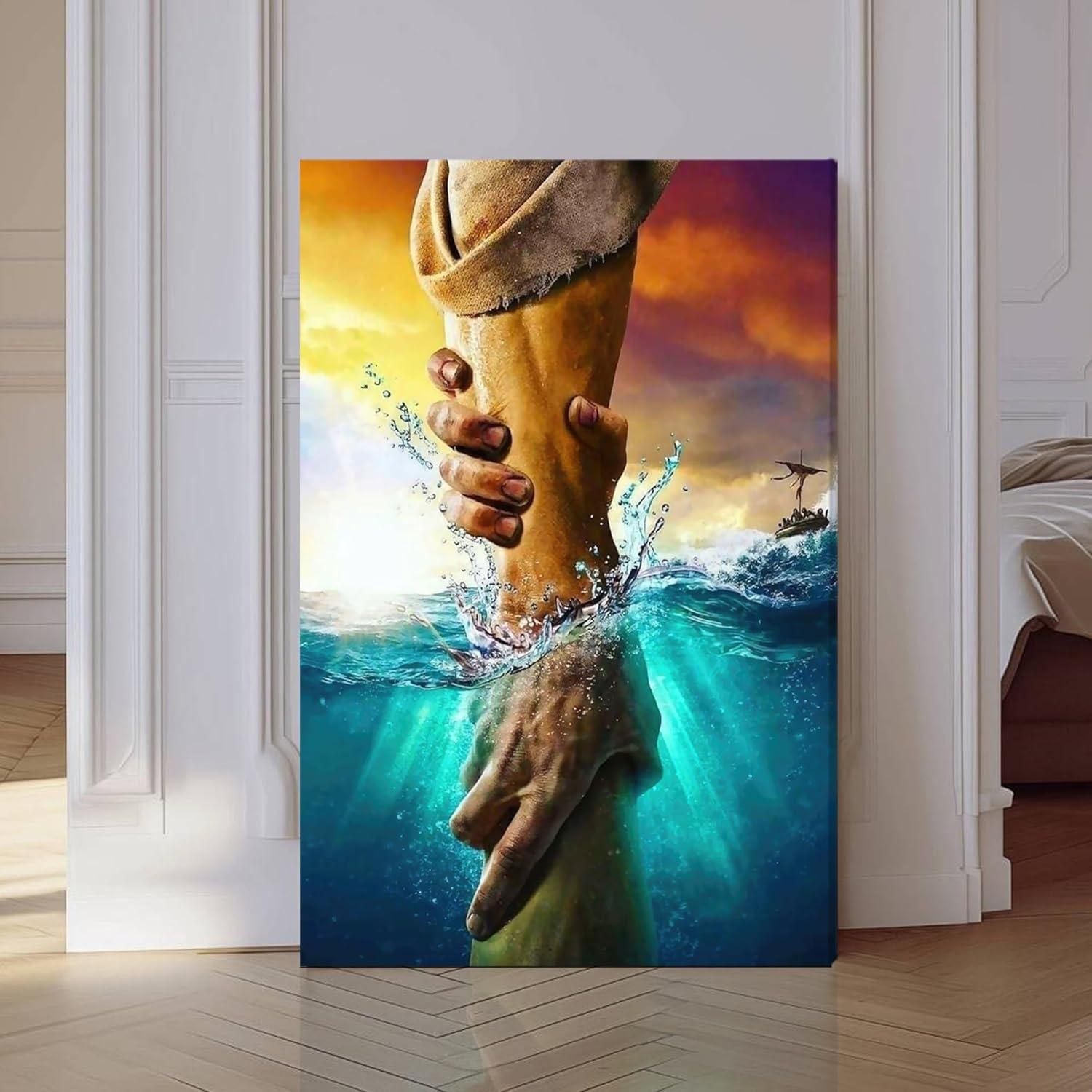 Why we Love the Framed Jesus Christ Canvas for Our Spaces