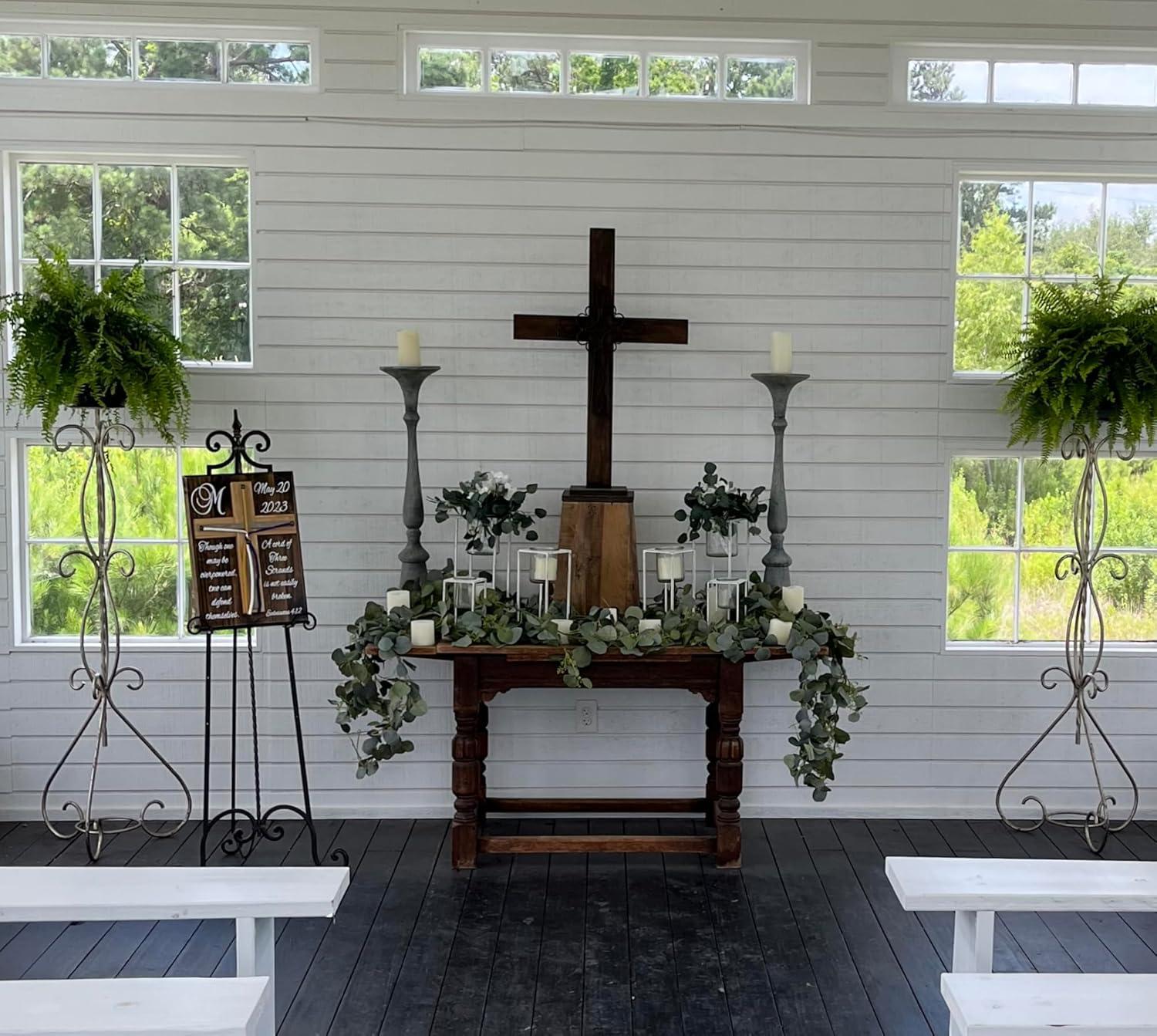 Our Honest Review: Rustic Unity Braids Wedding cross Sign