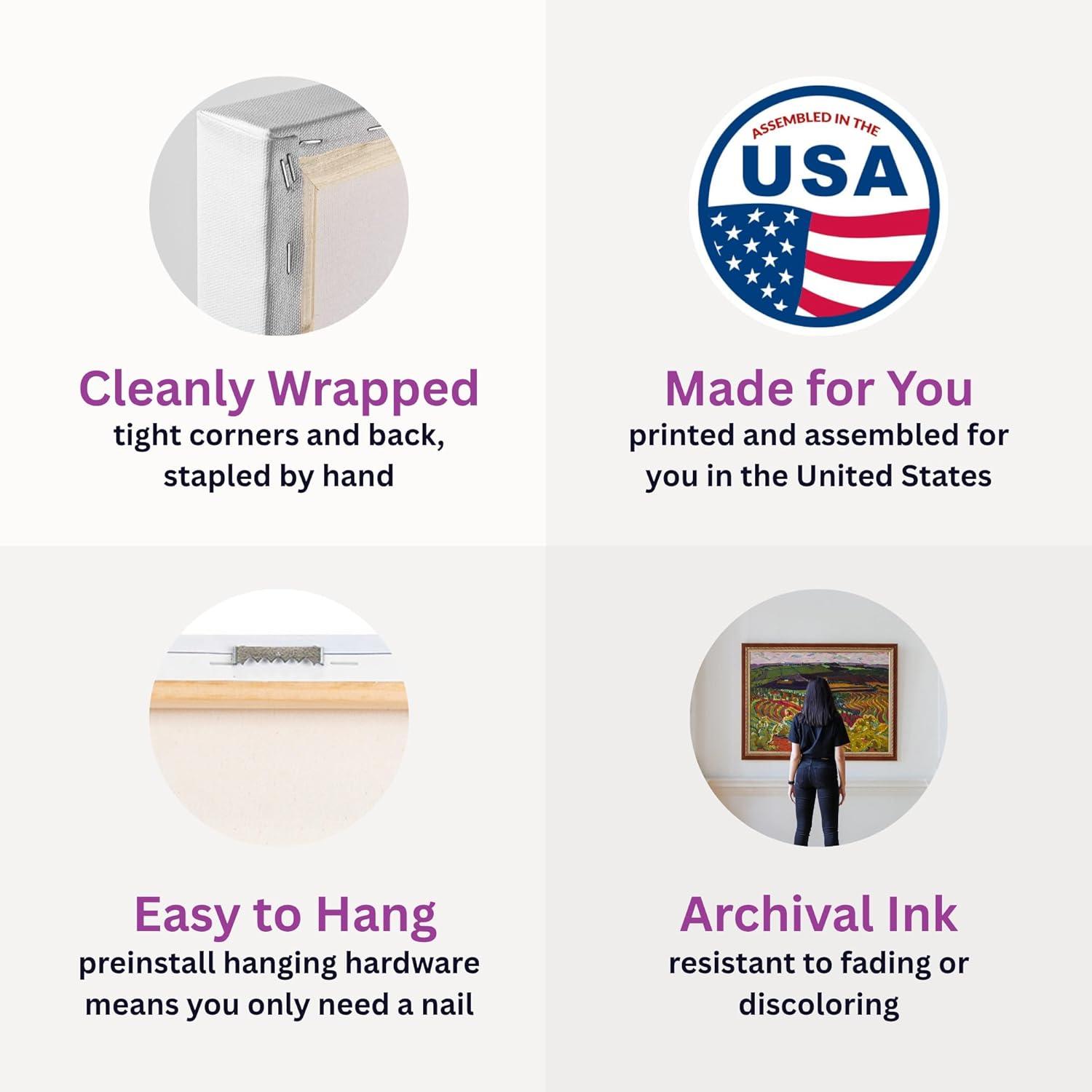 Our Honest Review: CANVAS ON DEMAND Psalm 23 Wall Art Quality and look