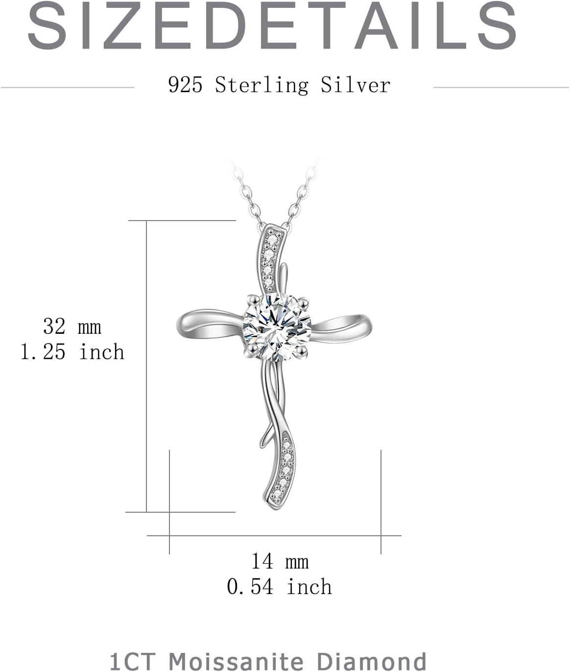 Our Honest review of the Moissanite Diamond⁢ Cross Necklace ‌for Women