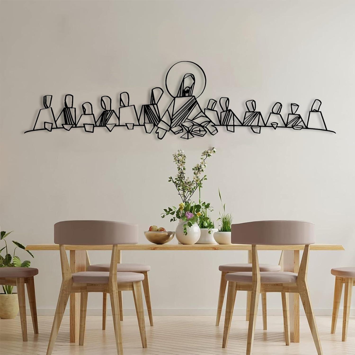 our Honest Take on the Last Supper Metal Wall Art Decor