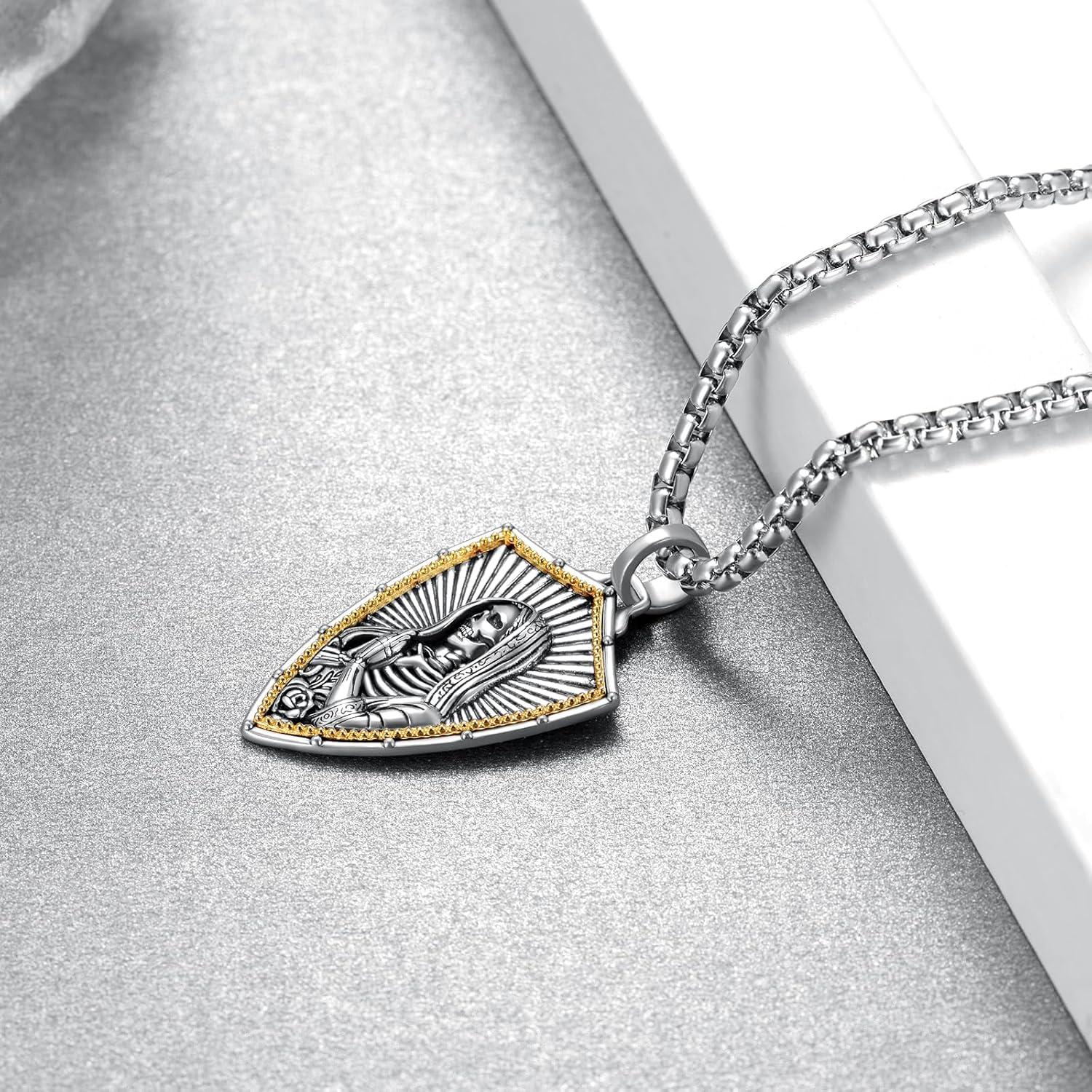 Our Review of the Sterling Silver Santa Muerte Pendant Necklace