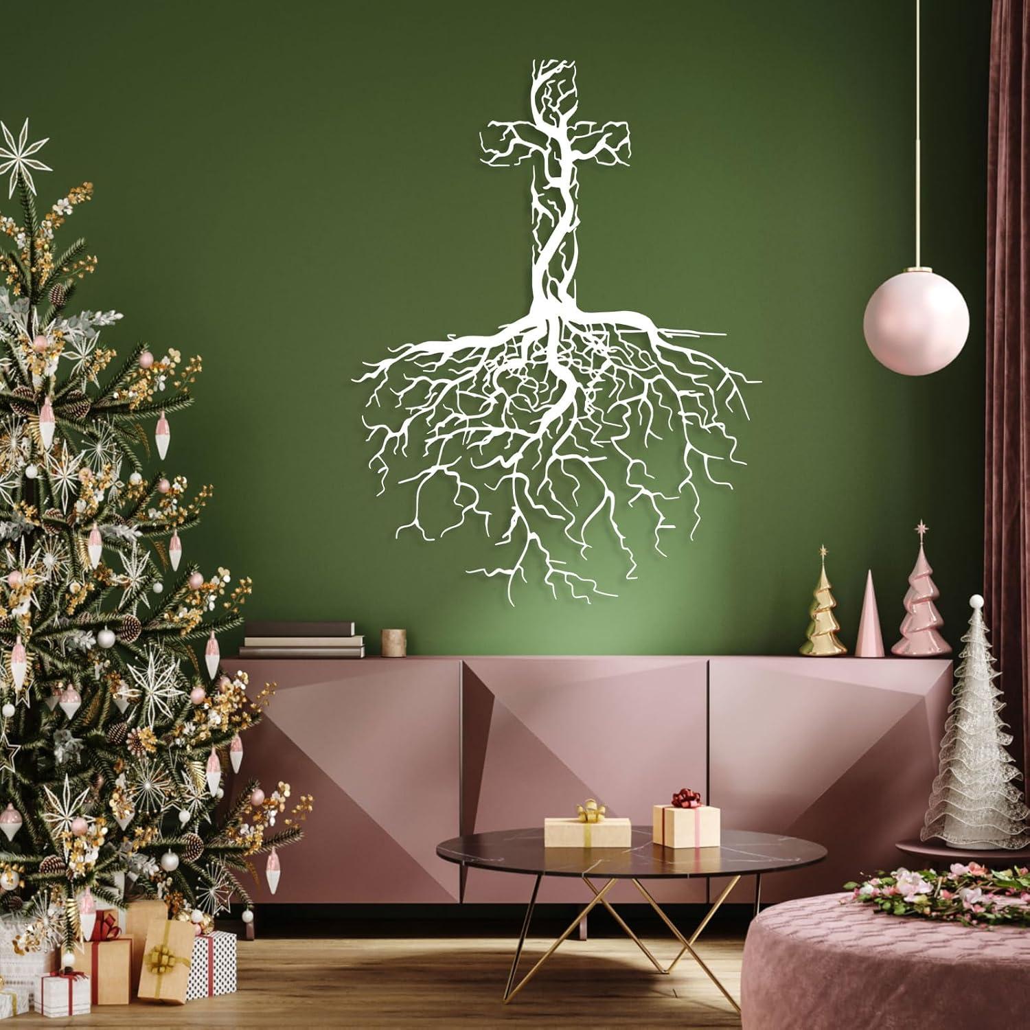 Our Review: Cadeali Tree of Life Cross Metal Wall Art's Beauty & Meaning