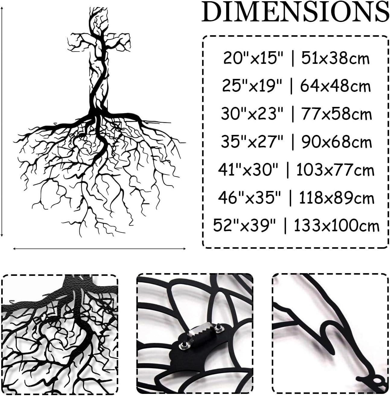 Our Review: Cadeali Tree of Life Cross Metal Wall Art's Beauty & Meaning