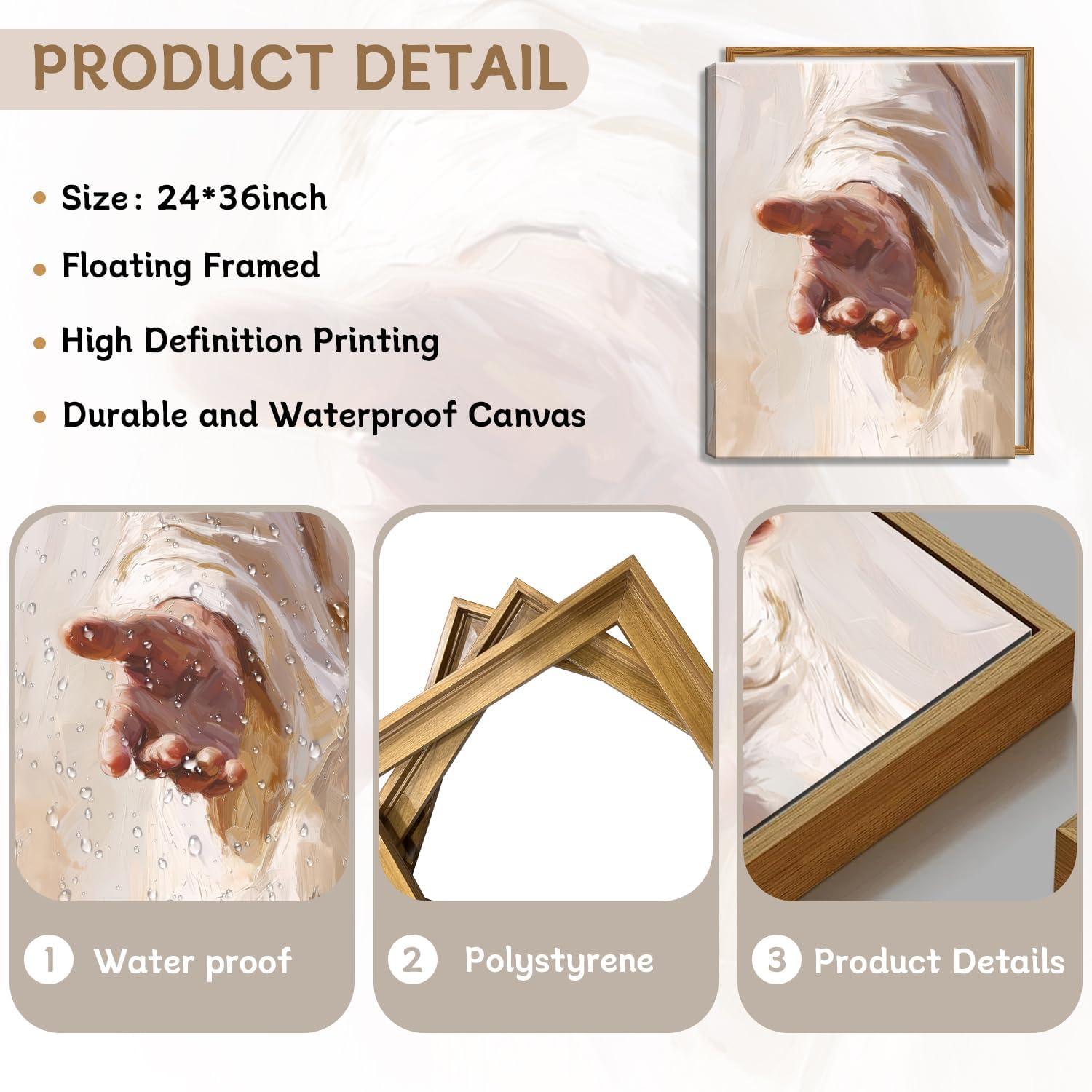 Our Review of the floating Framed Christian Jesus Wall Art