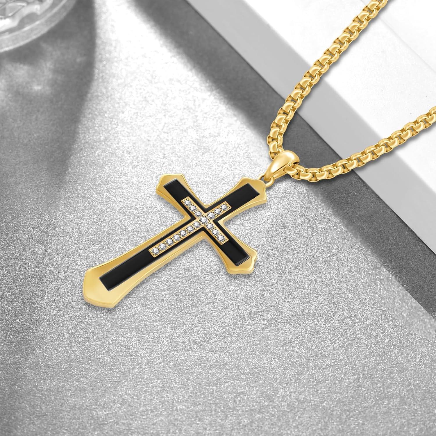 Our Review of the Zaruiqun 925 Sterling silver Gold Cross Necklace