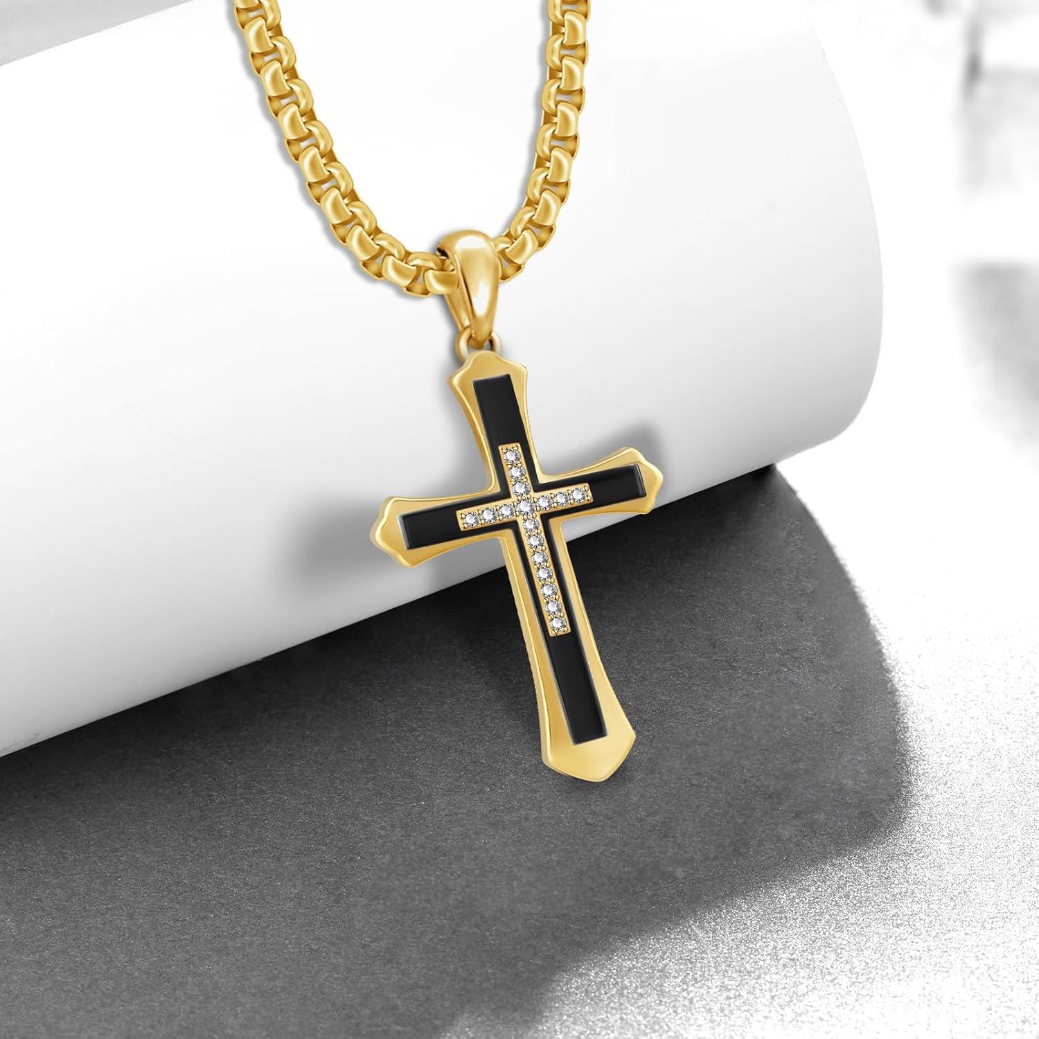 Our Review of the Zaruiqun 925 Sterling Silver Gold Cross necklace