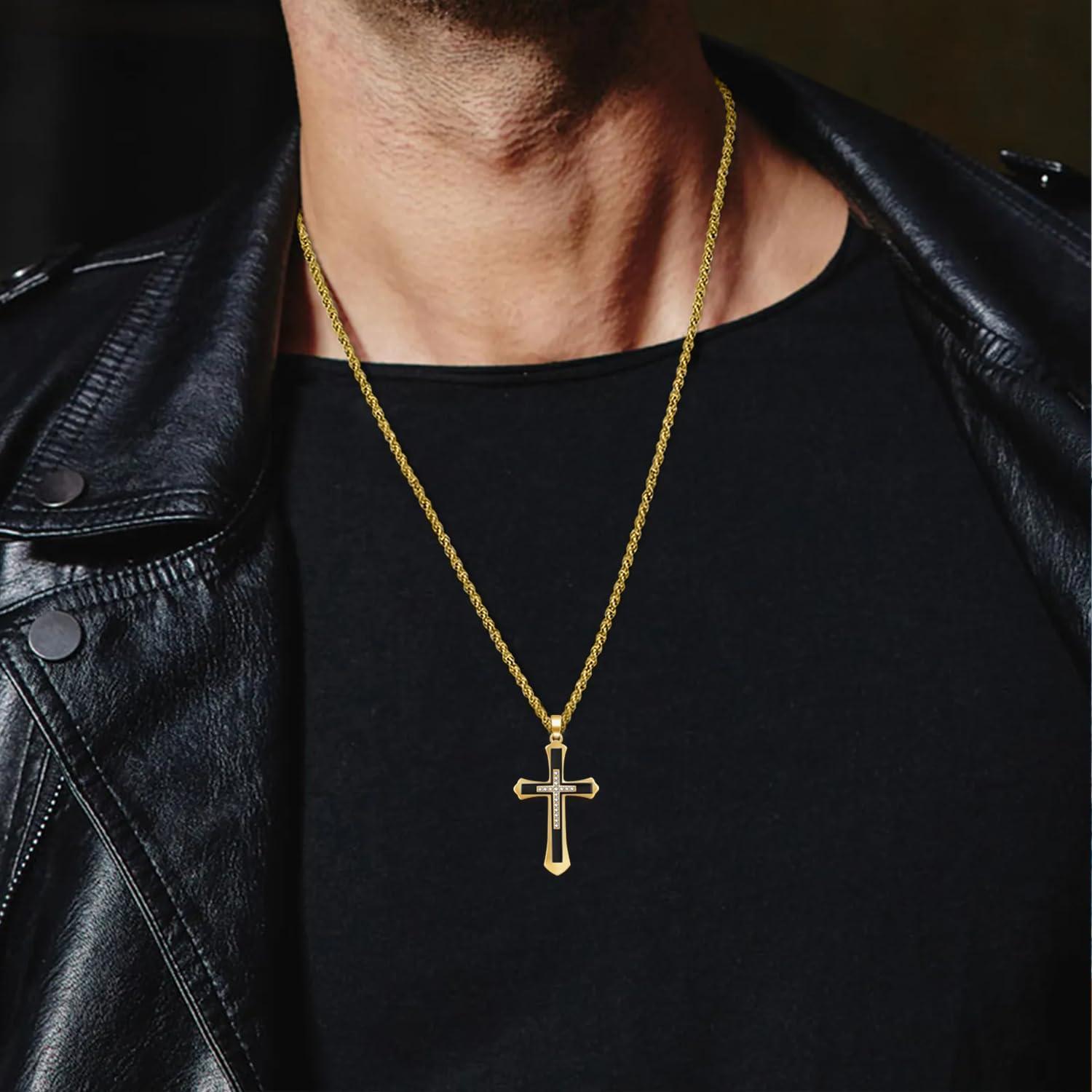 Our Review of the zaruiqun 925 Sterling Silver Gold Cross Necklace