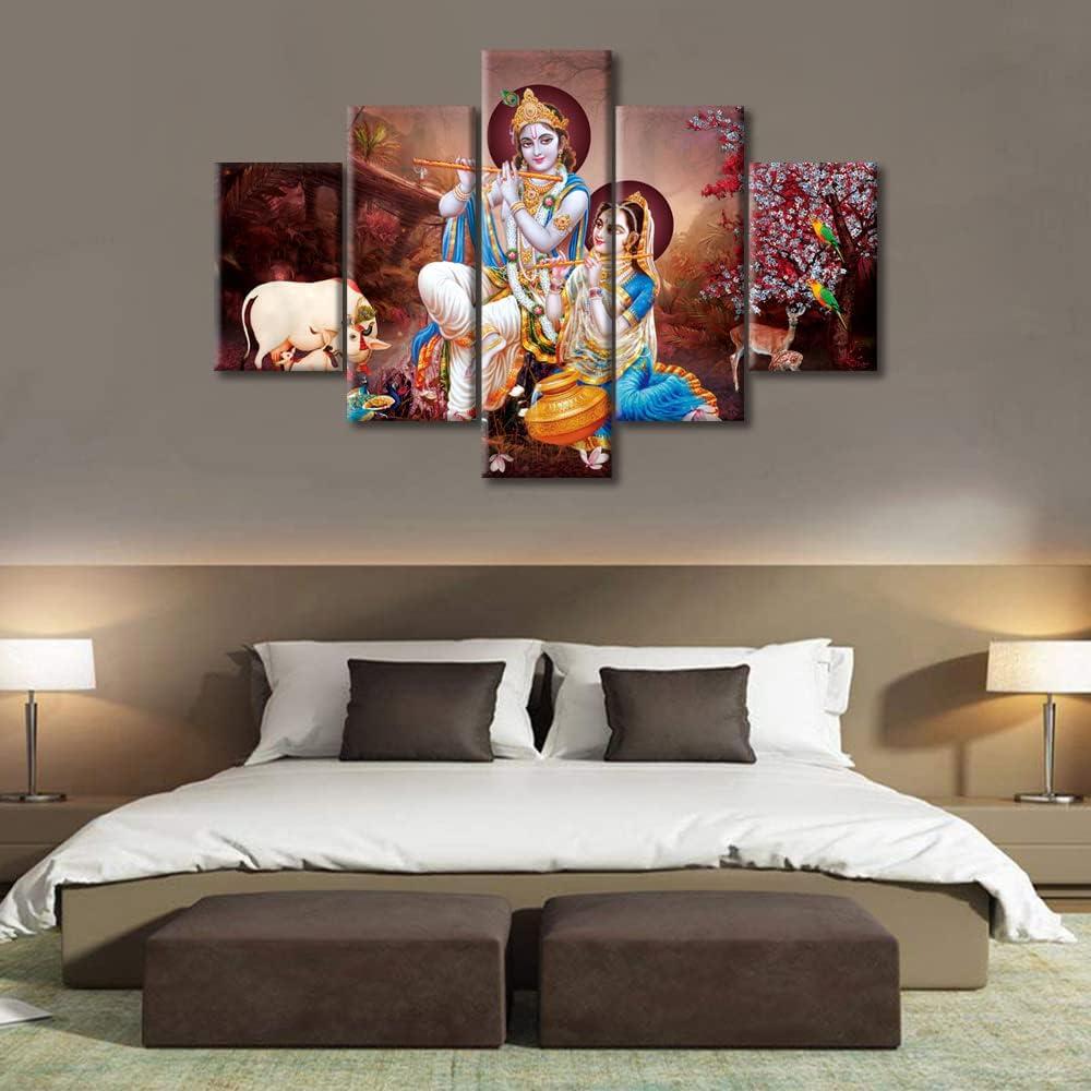 Our Honest Review of TUMOVO Radha Krishna 5-Piece Canvas Art