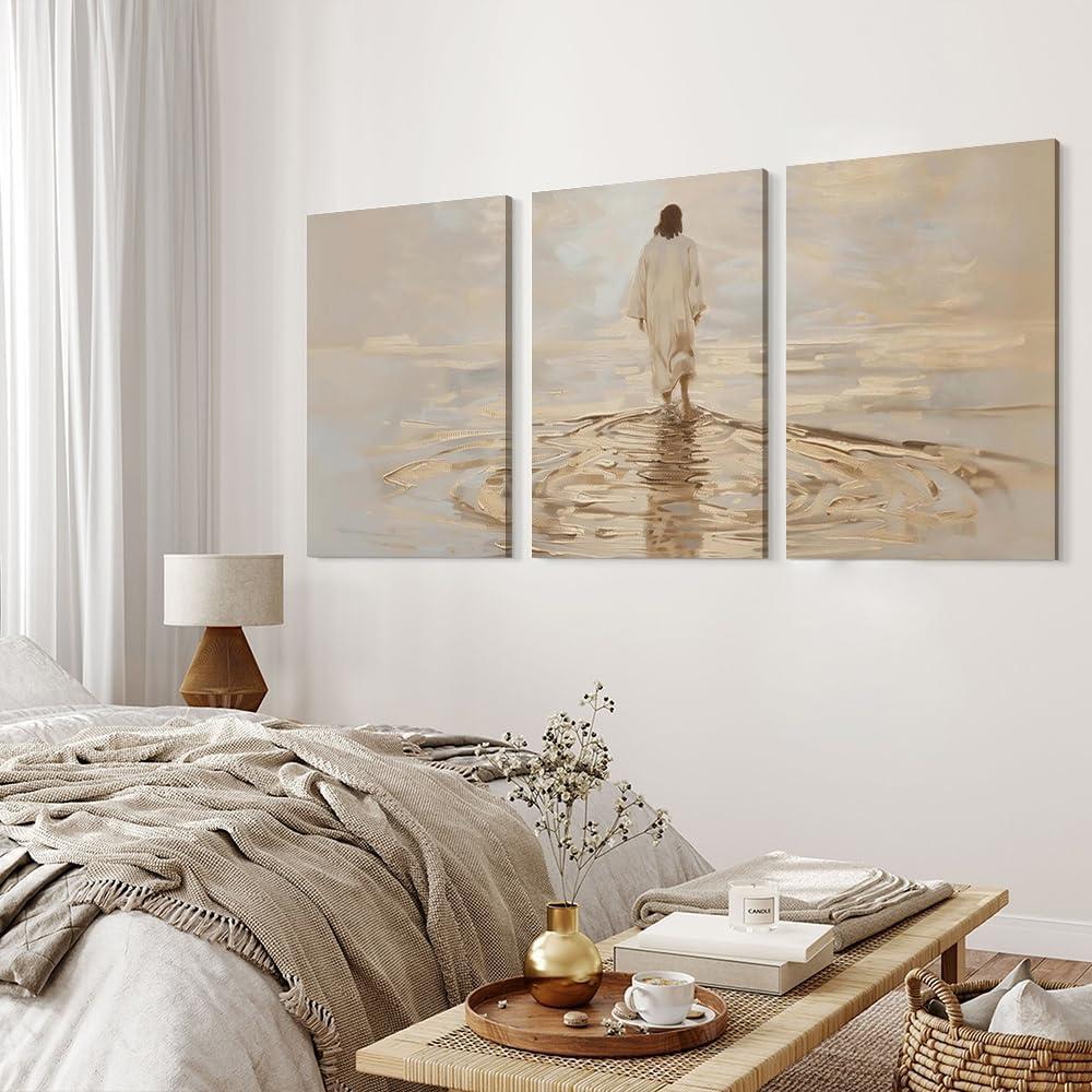 Our Review of Reateforin Jesus Christ Walking on Water Canvas Art