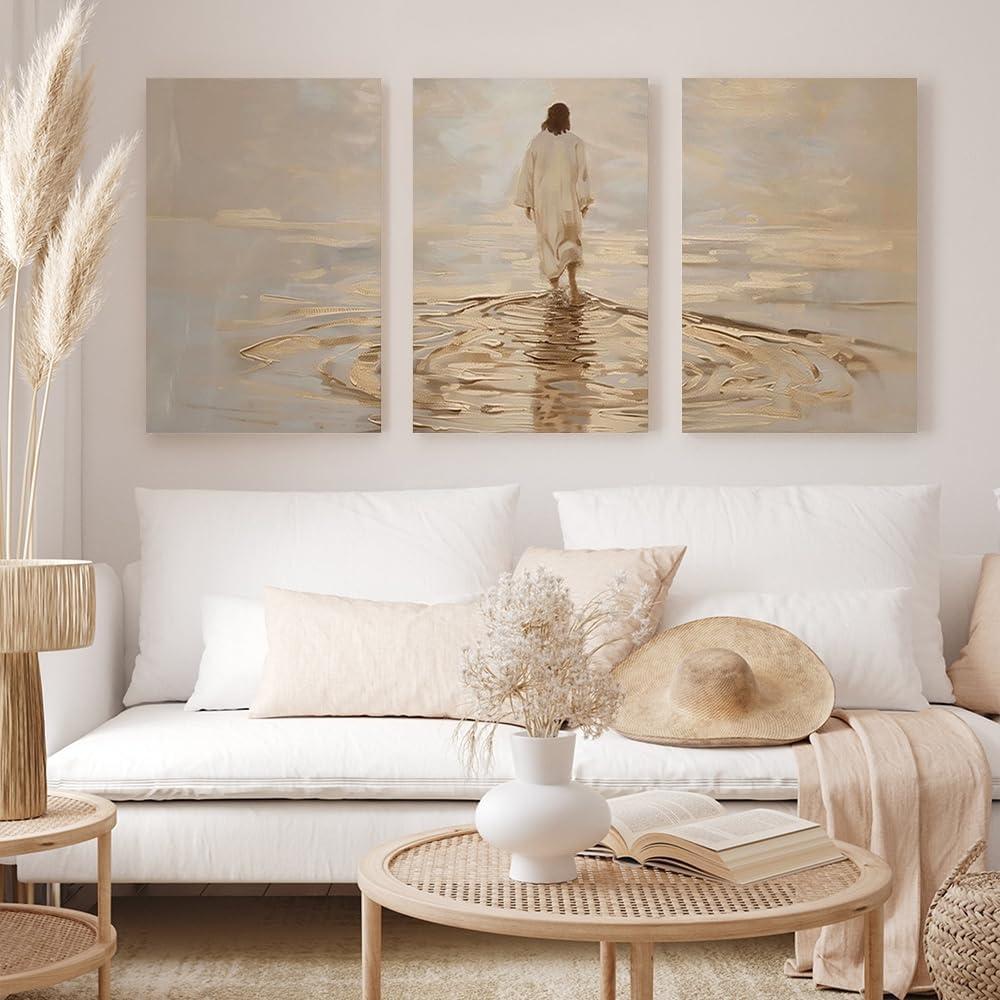 Our Review of Reateforin Jesus Christ Walking on Water Canvas Art
