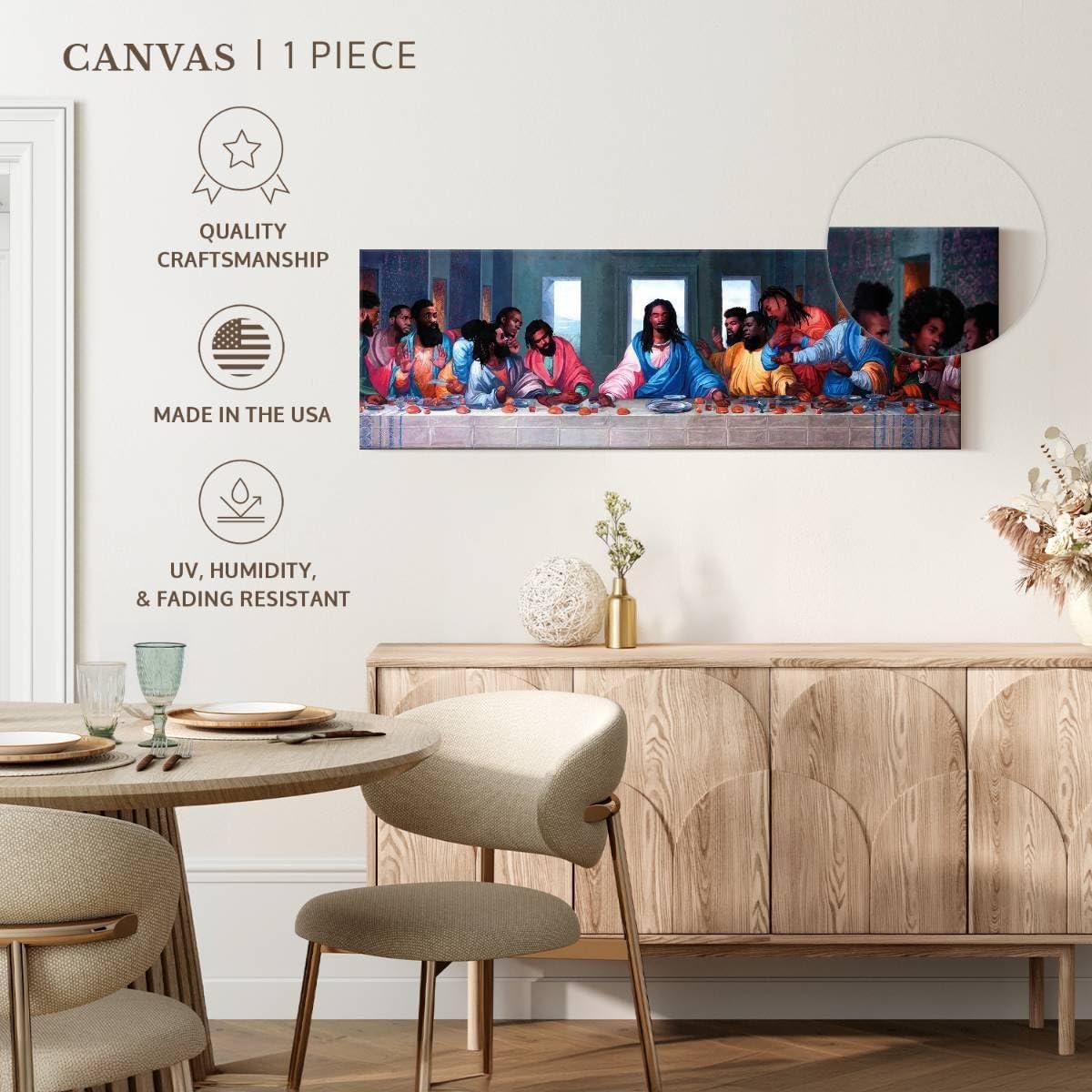 Our Honest Review of ElephantStock's African American Last Supper Art
