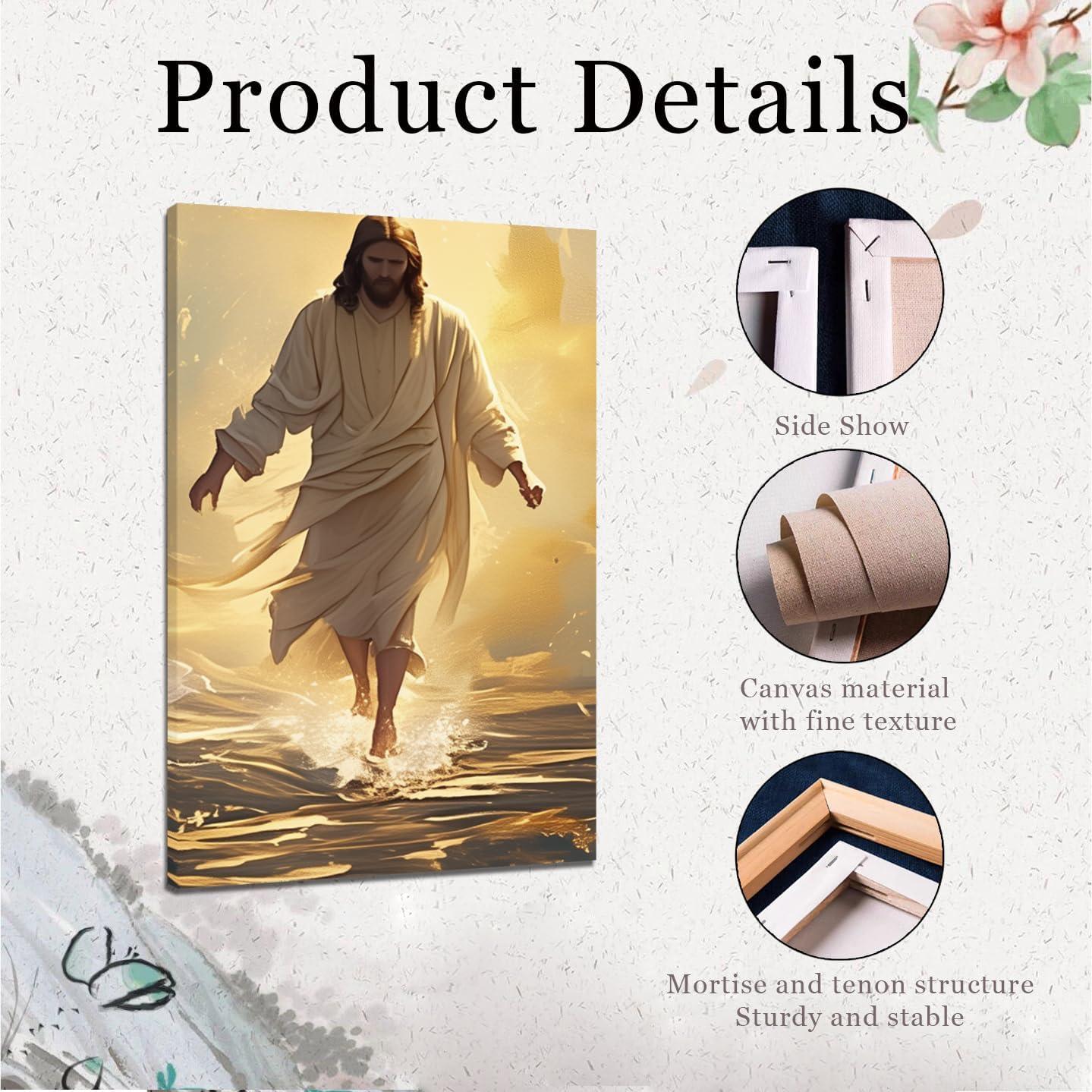 Our Review of WithHope's Jesus Walking on Water 3-Piece Canvas Art