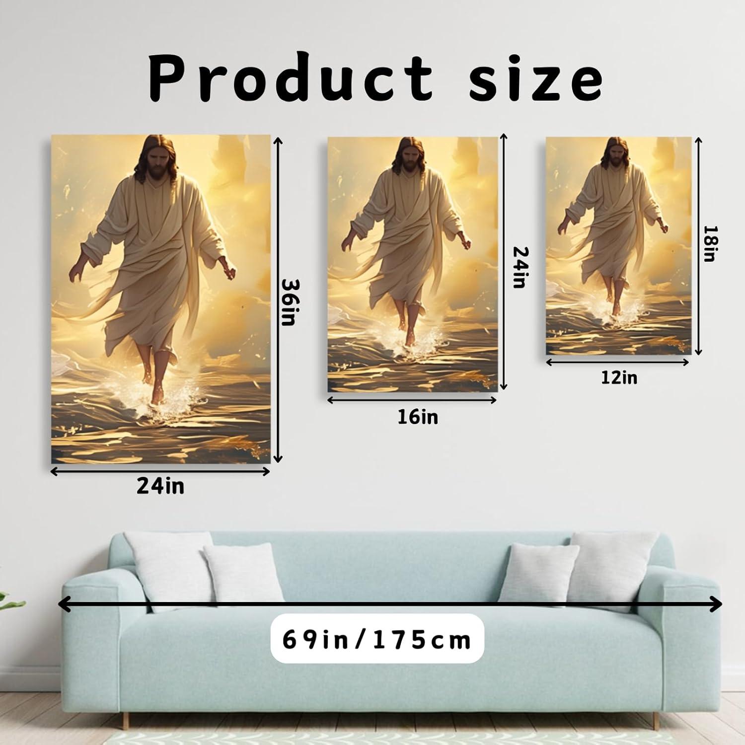 Our Review of WithHope's Jesus Walking on Water 3-Piece Canvas Art