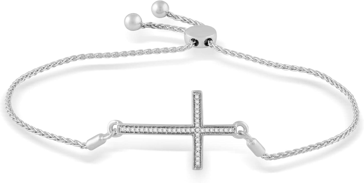 Our Honest Review: Jewelili Sterling Silver Cross & Evil Eye Bracelet