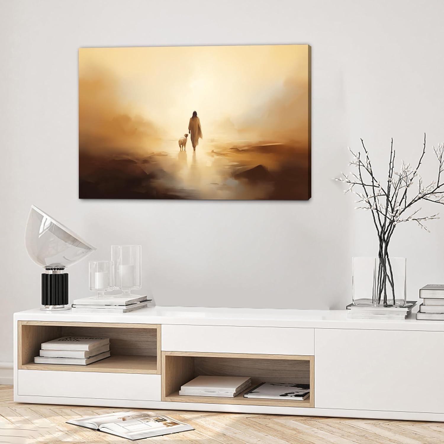 Why We Love the Jesus and Lamb Canvas: A Heartfelt Review