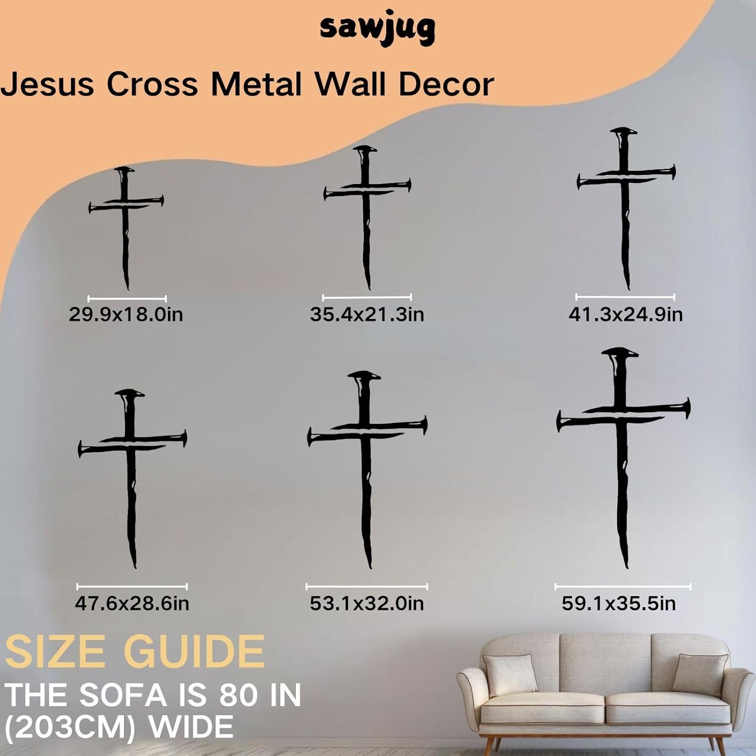 Our honest Review of the Sawjug Cross Metal Wall Art Decor