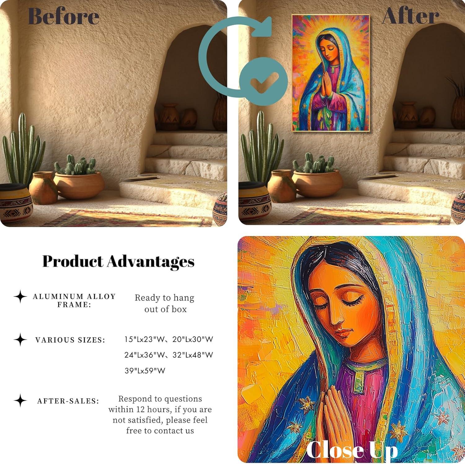 Why We Love the Our Lady of Guadalupe Wall Art for Any Space