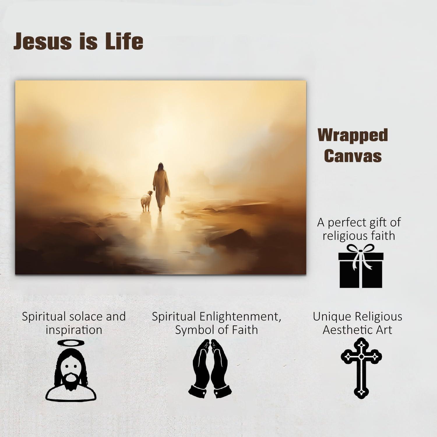 Why We Love the Jesus and Lamb Canvas: A Heartfelt Review