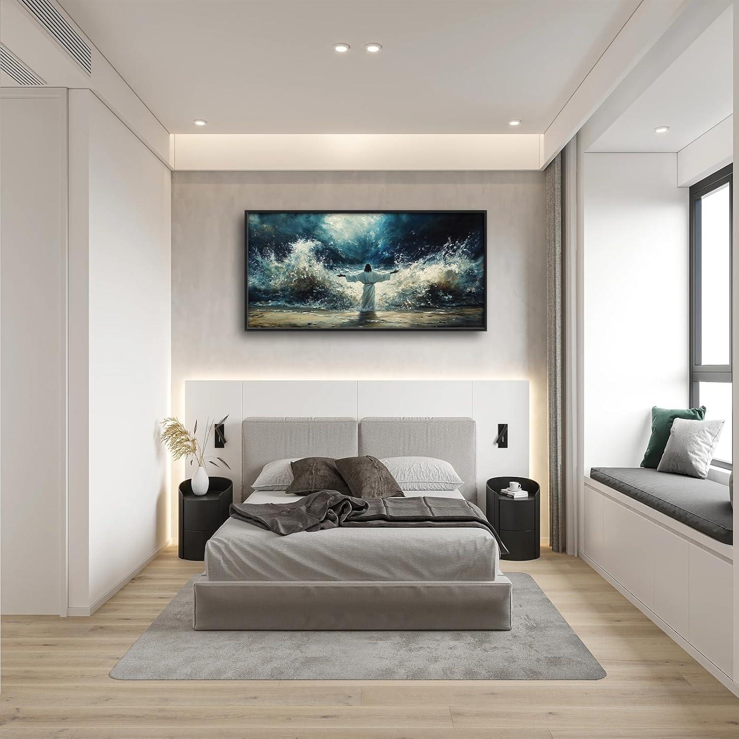 Why We Love the Olivine Christian Jesus Wall Art at Home