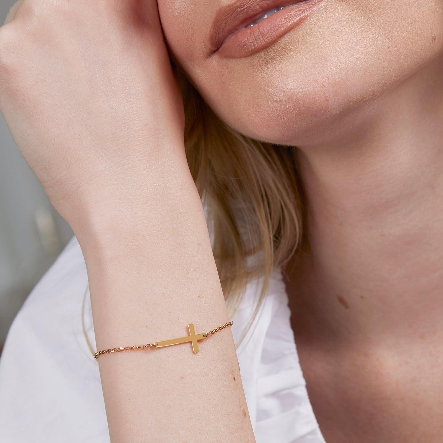 Our Take on EVE'S ADDICTION Sideways Cross Bolo bracelet