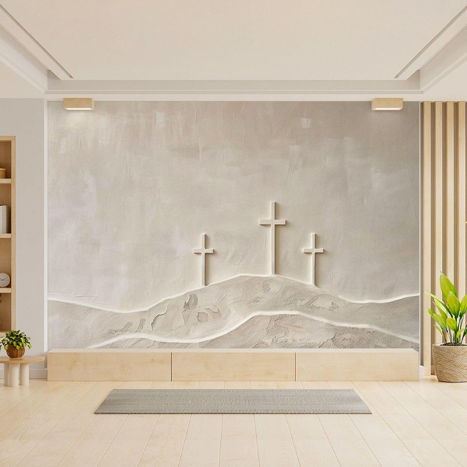 Transforming Our Space: Honest review of Christian Peel & Stick Wallpaper