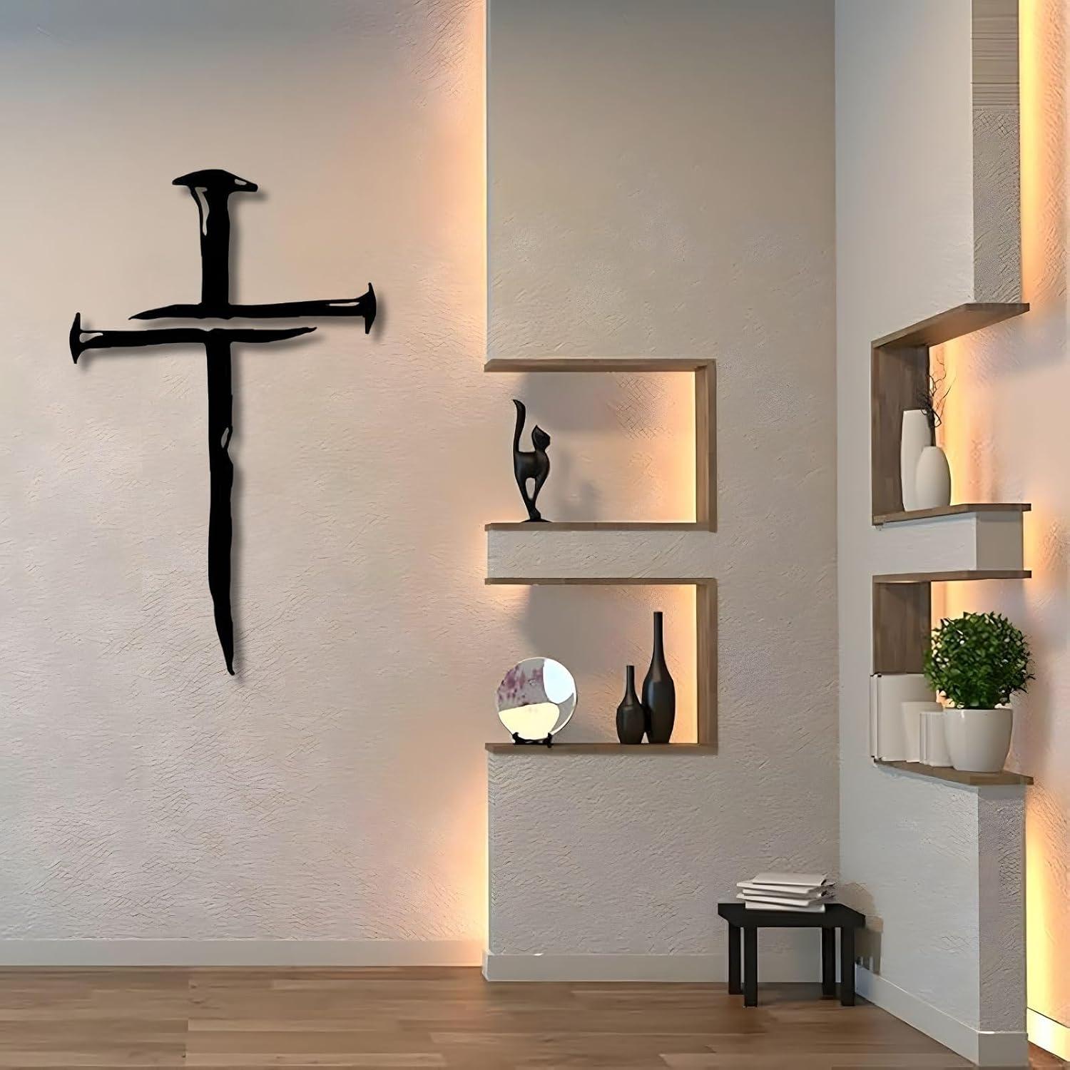 Our Honest Review of the Sawjug Cross Metal Wall Art Decor