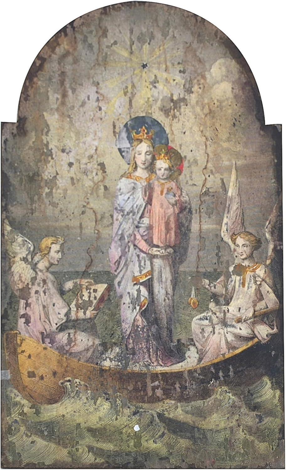 How We Enhanced Our Home with Vintage Mary & Angels Wood Décor