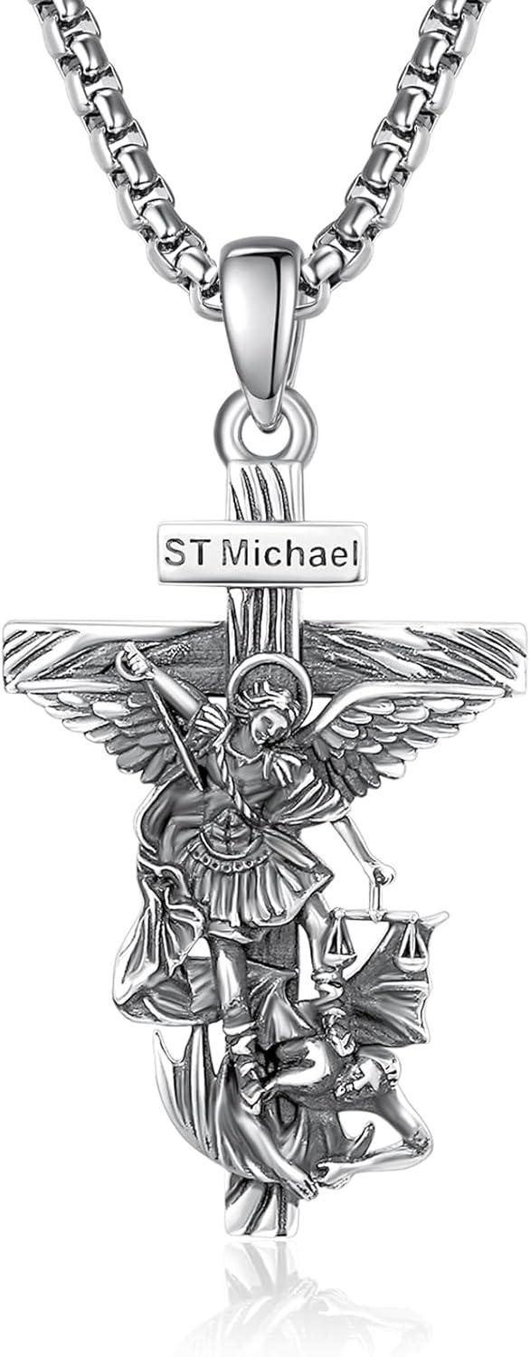 Our Honest Review:‍ Saint Michael 925 ‌Silver Necklace for Men