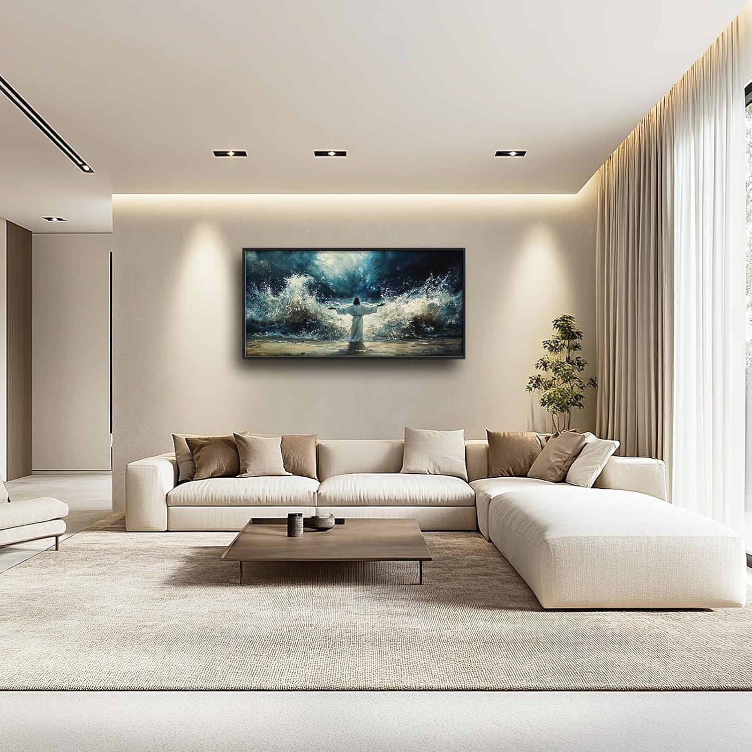 Why We Love the Olivine Christian Jesus Wall Art at Home