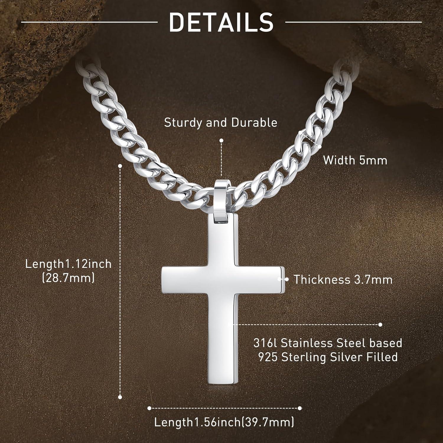 Our Review of‍ the‌ Qlaway ‍Men's 925​ Silver Cross Necklace