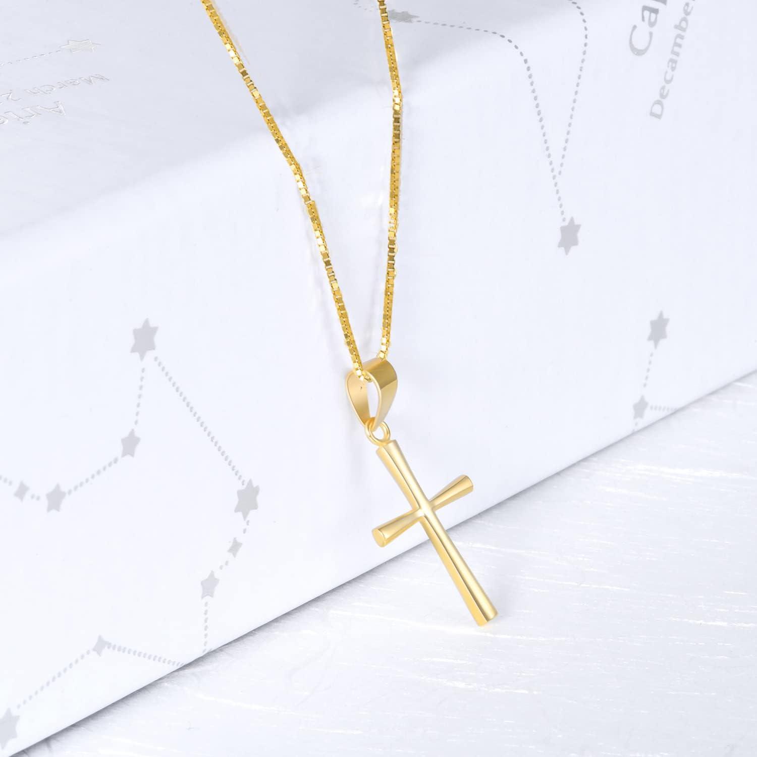 Our Honest⁤ Take on the SISGEM 18k Gold Cross ⁤Necklace gift