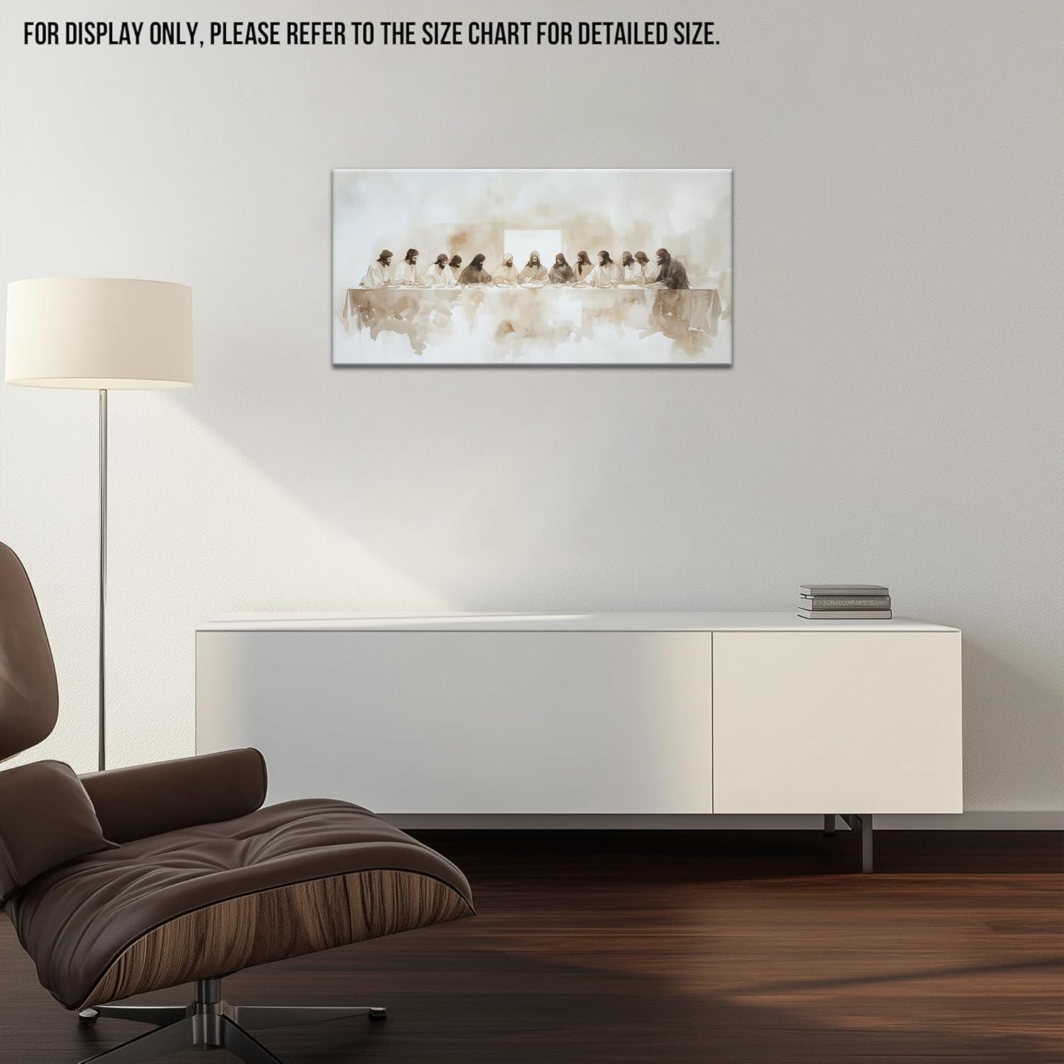 Why We Love Hzddty's Last Supper Canvas for Our Dining room Walls