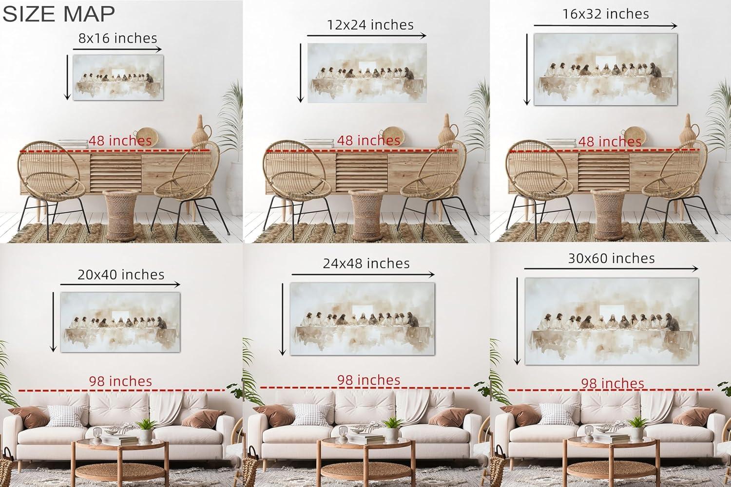 Why We Love Hzddty's Last Supper Canvas for Our Dining Room Walls