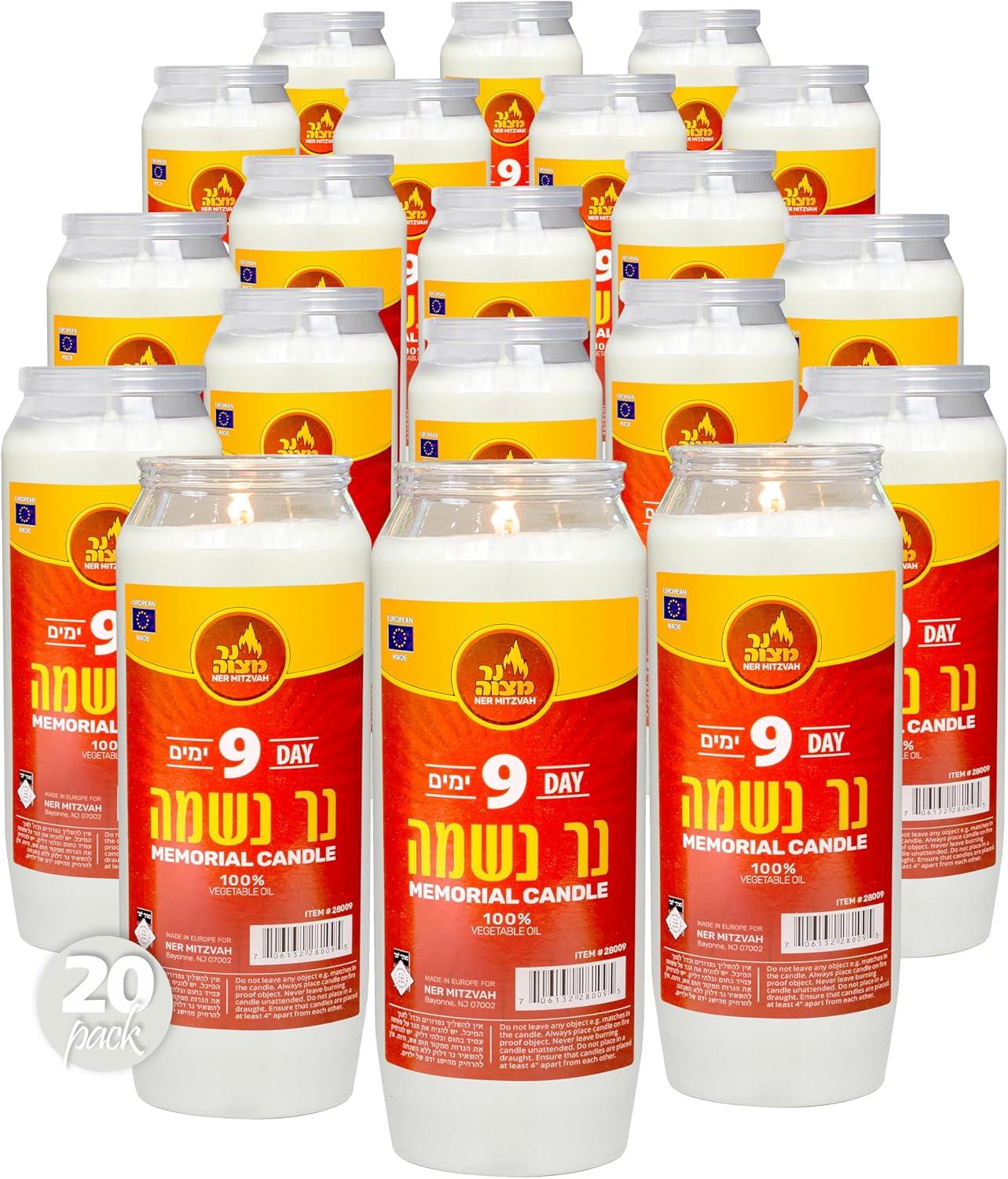 Why We Recommend Ner Mitzvah 9 Day yartzeit Candles for Memorials