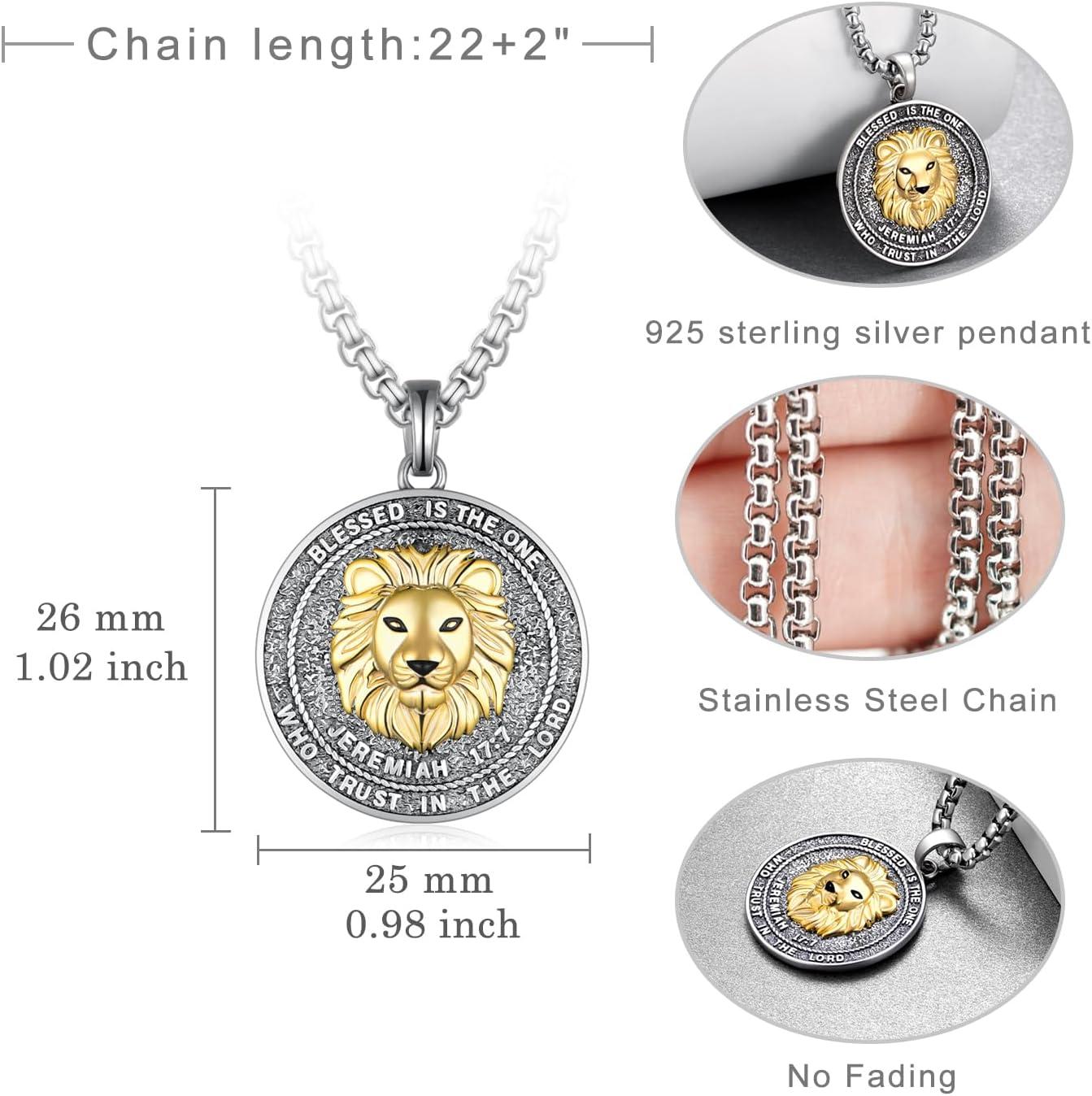 Our ⁢Review of the Lion Necklace: ⁢Faith and Style in Sterling Silver