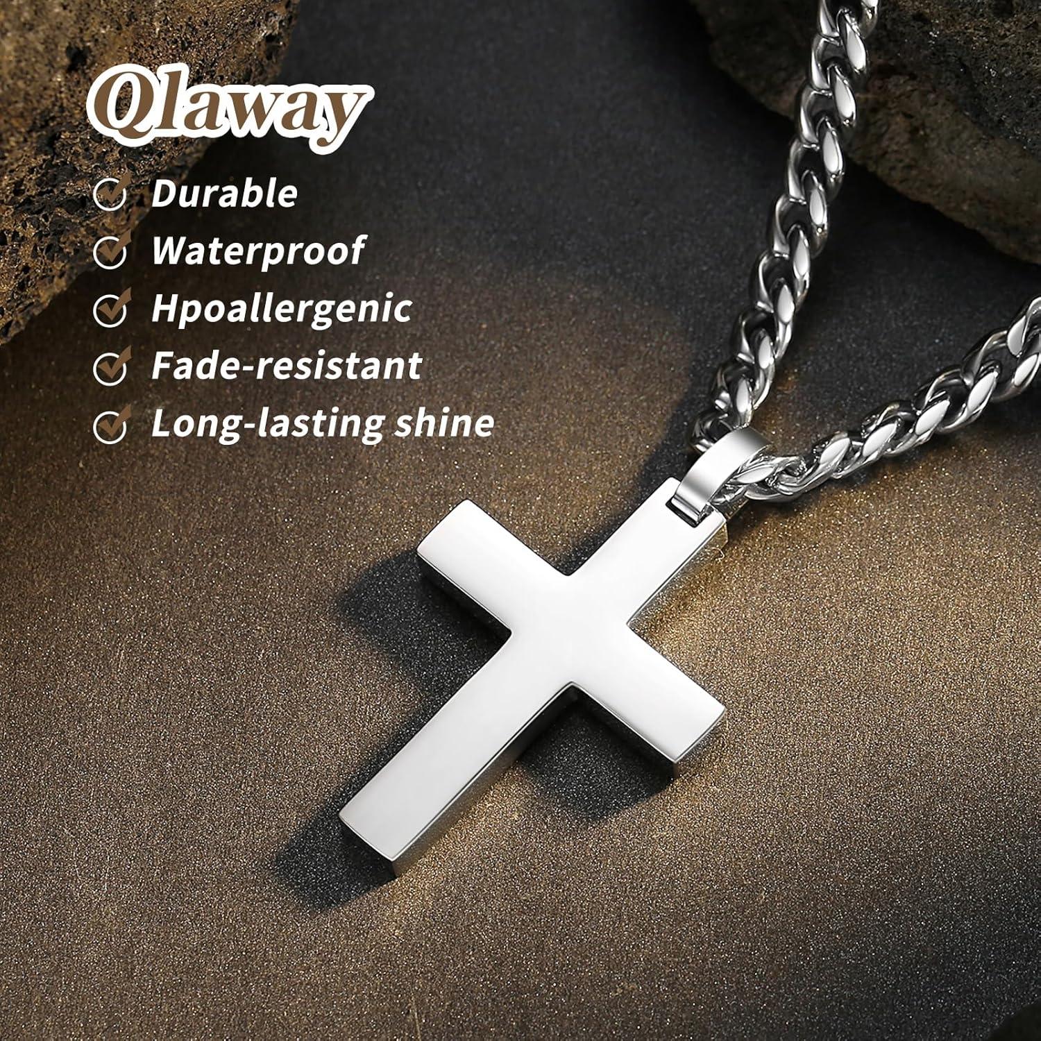 Our Review of the Qlaway Men's 925 Silver Cross Necklace