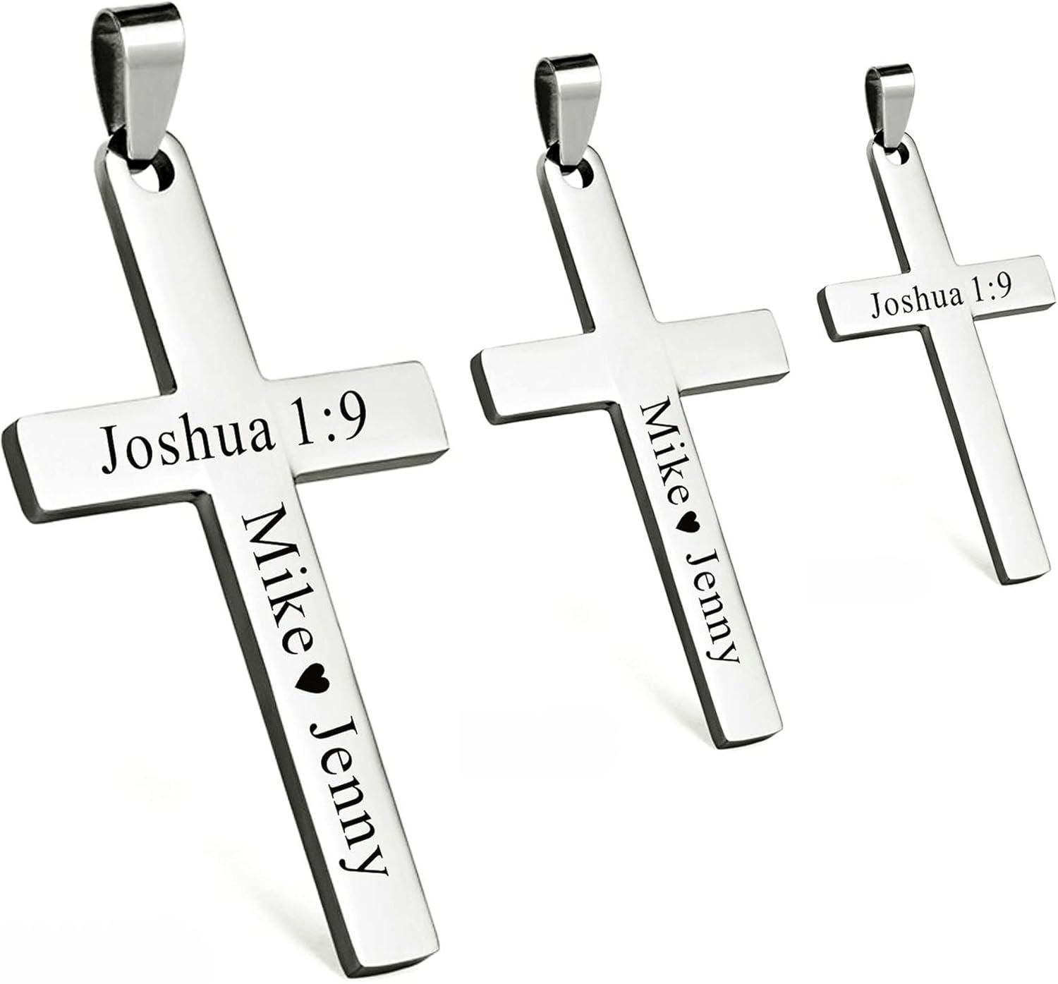 Our Honest Review: Personalized Stainless ⁣Steel Cross Necklace gift