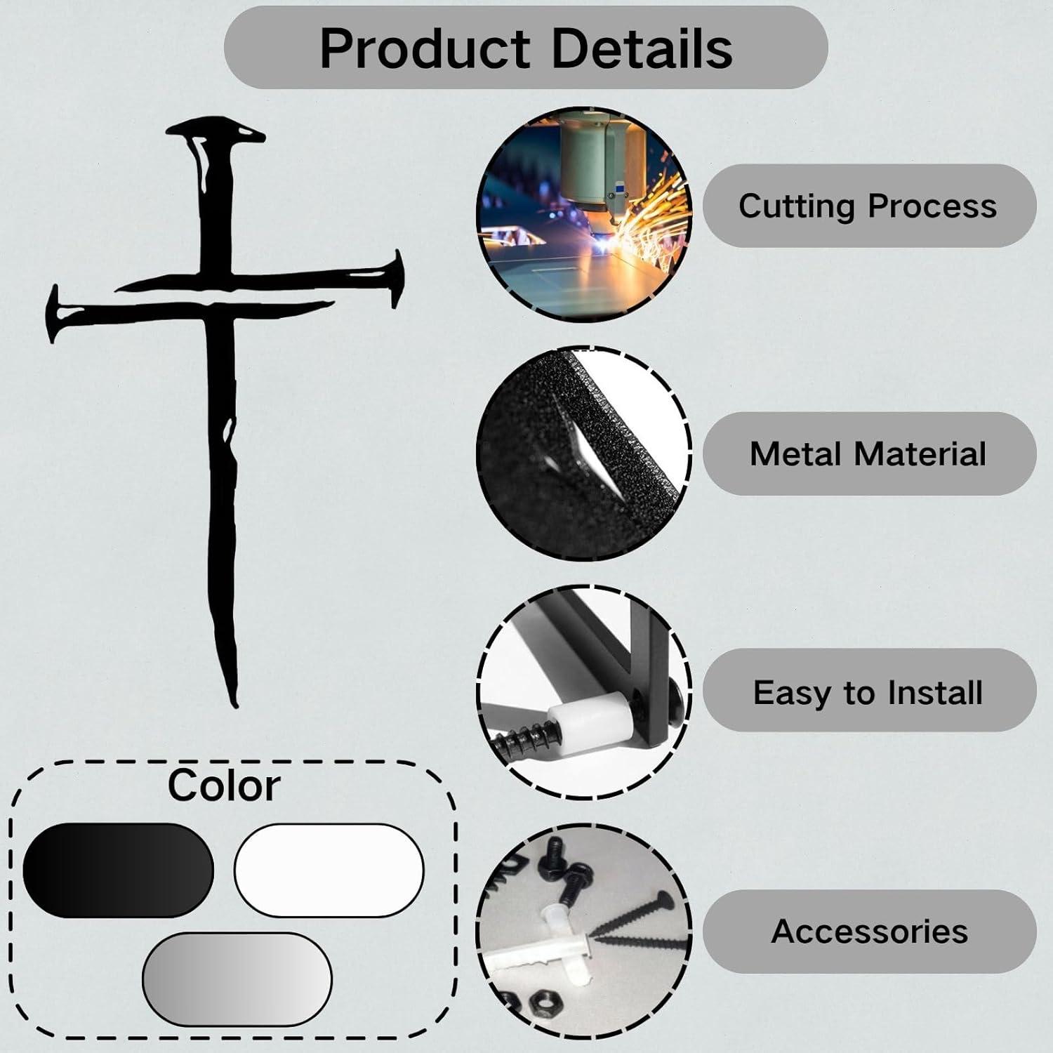 Our Honest review of the Sawjug Cross Metal Wall Art Decor