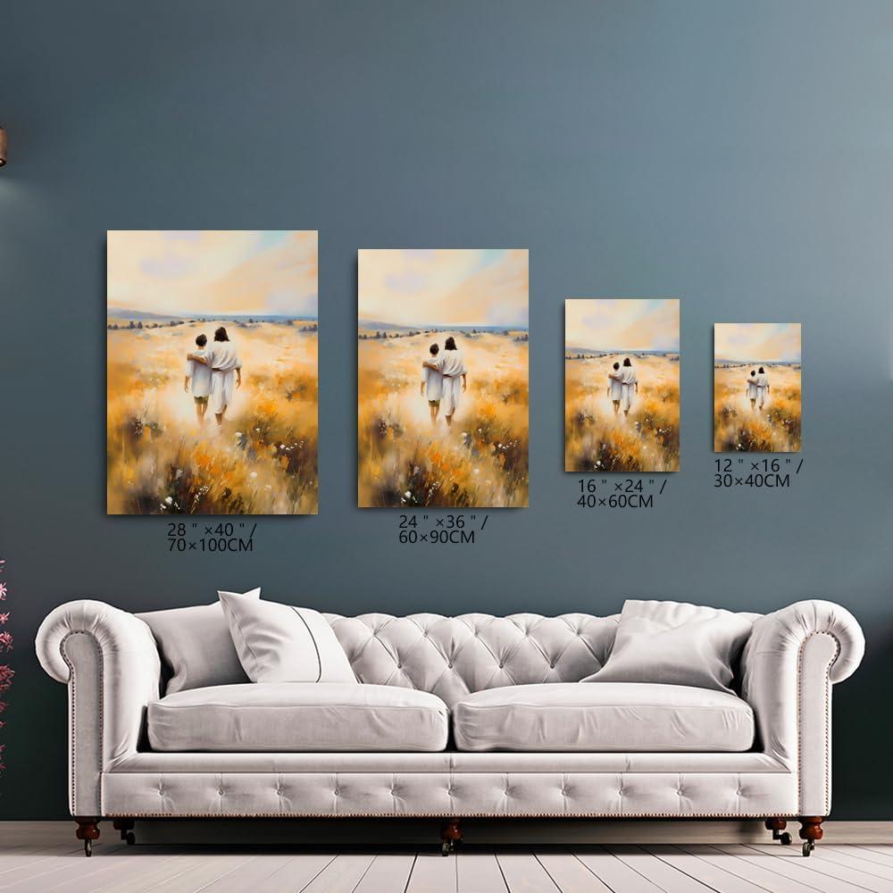 Why We Love the GUBIYU Jesus Wall Art for Our Home</br>“></p>
<p>This beautifully crafted framed canvas features a timeless scene of Jesus walking with a boy, symbolizing guidance, faith, and the comforting presence of Christ in our daily lives. The artwork brings not only aesthetic appeal but also a meaningful spiritual message, making it a perfect addition to any home, office, or Sunday school setting.Its gallery-wrapped design on solid wooden frames with ready-to-hang black hooks ensures an effortless installation process. While some may find the colors slightly less vibrant than digital displays suggest, the <a href=