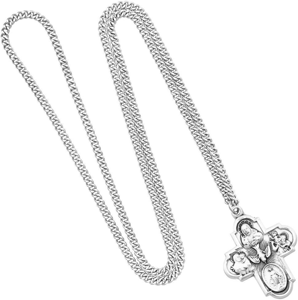 Our Review of Rosemarie's Silver Four Way Cross Necklace: Faith Meets style