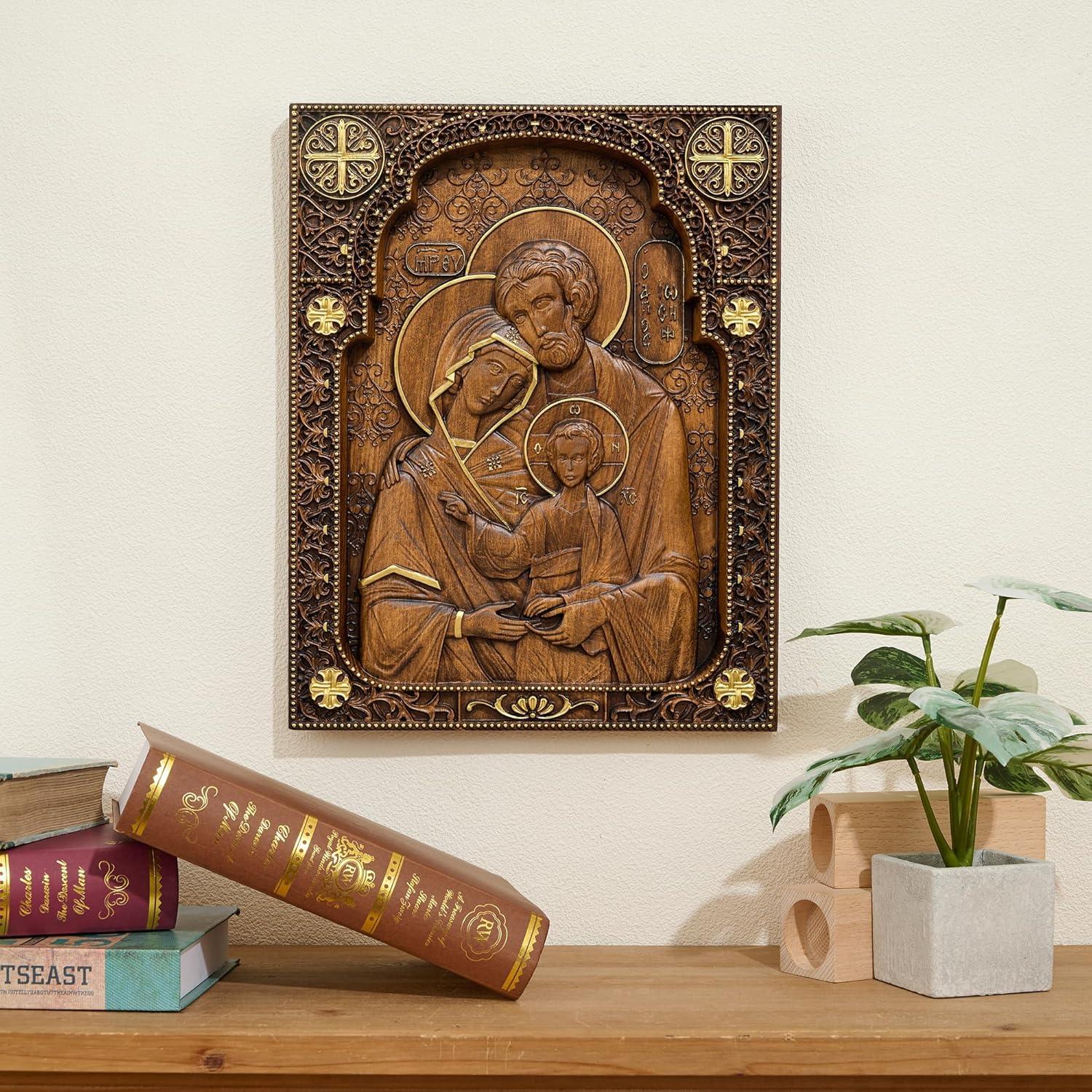 Our Honest Review: bgcarpenter Handmade Holy Family Wall Decor
