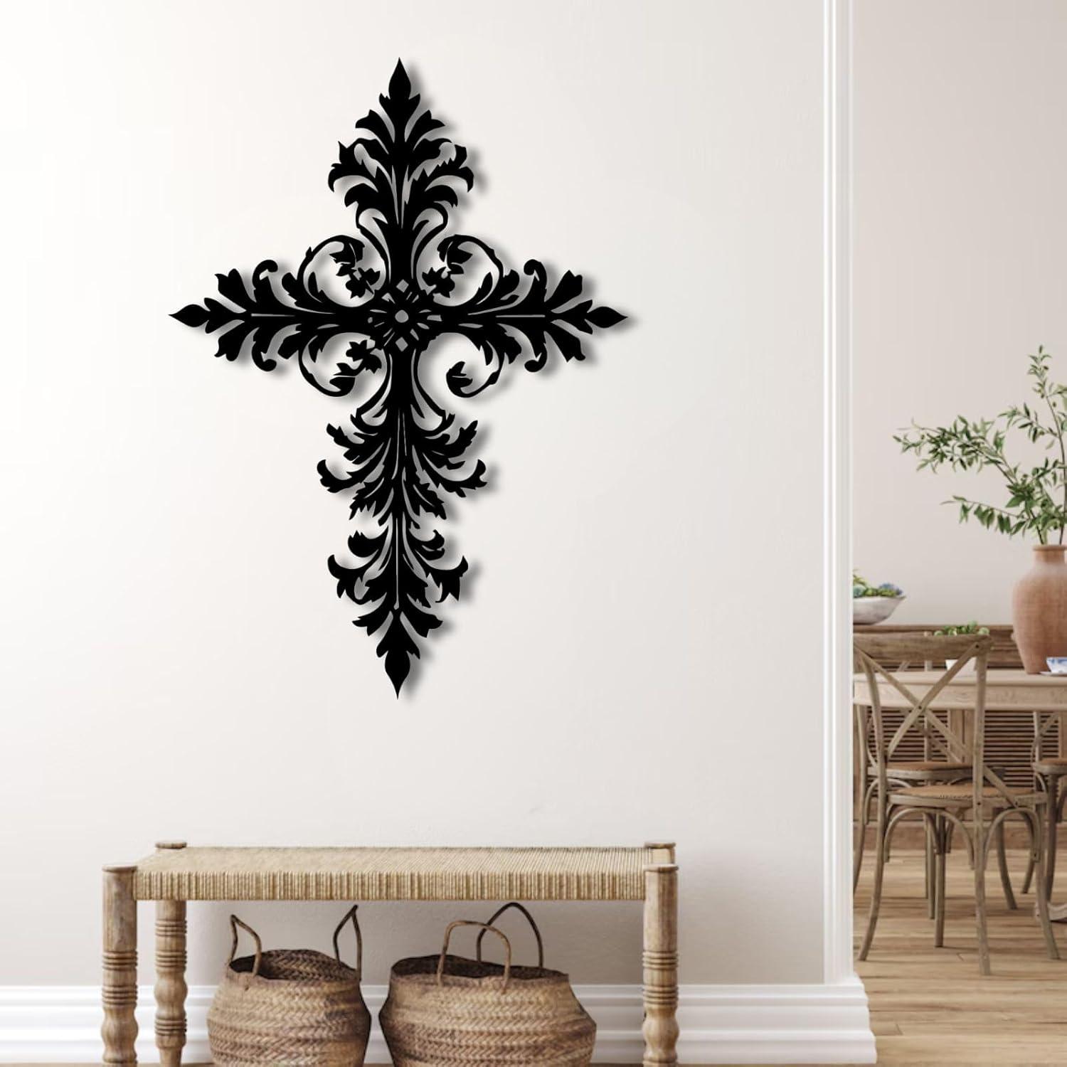 Why We Love the ENJOYOO Metal Cross Wall Art for Any Space