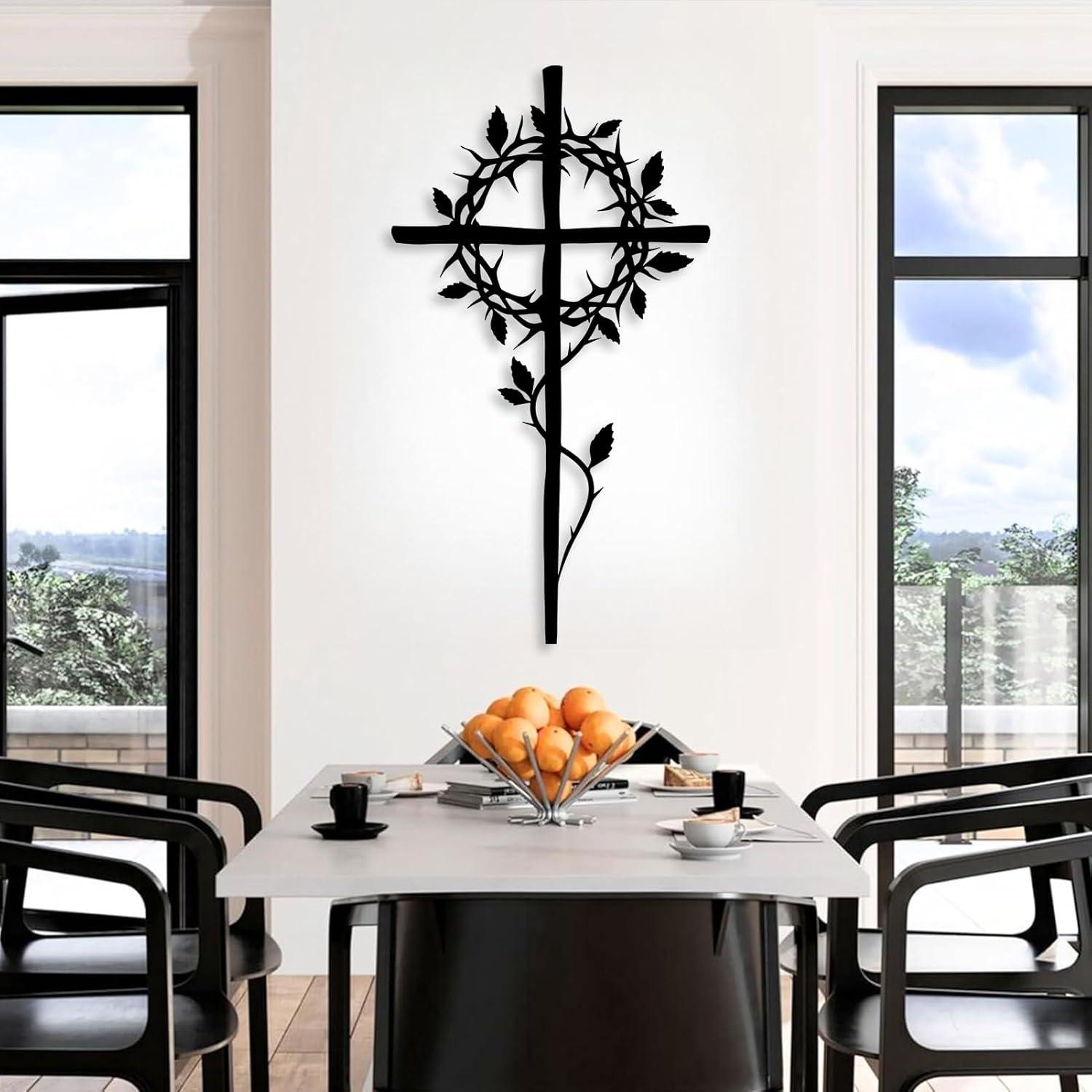 Our Review of the Crown of Thorns Metal Wall Cross Decor