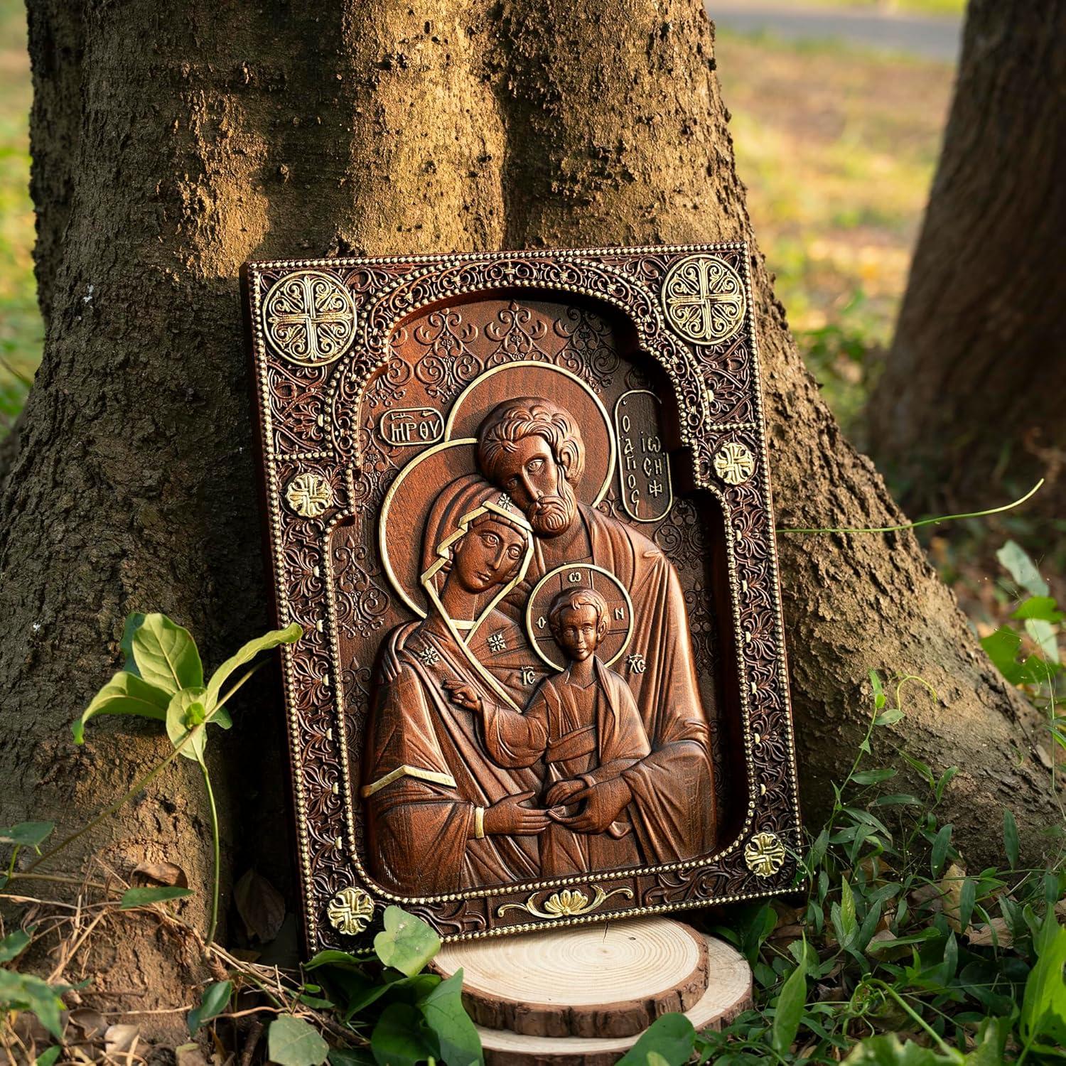 Our Honest Review: bgcarpenter Handmade Holy Family Wall decor