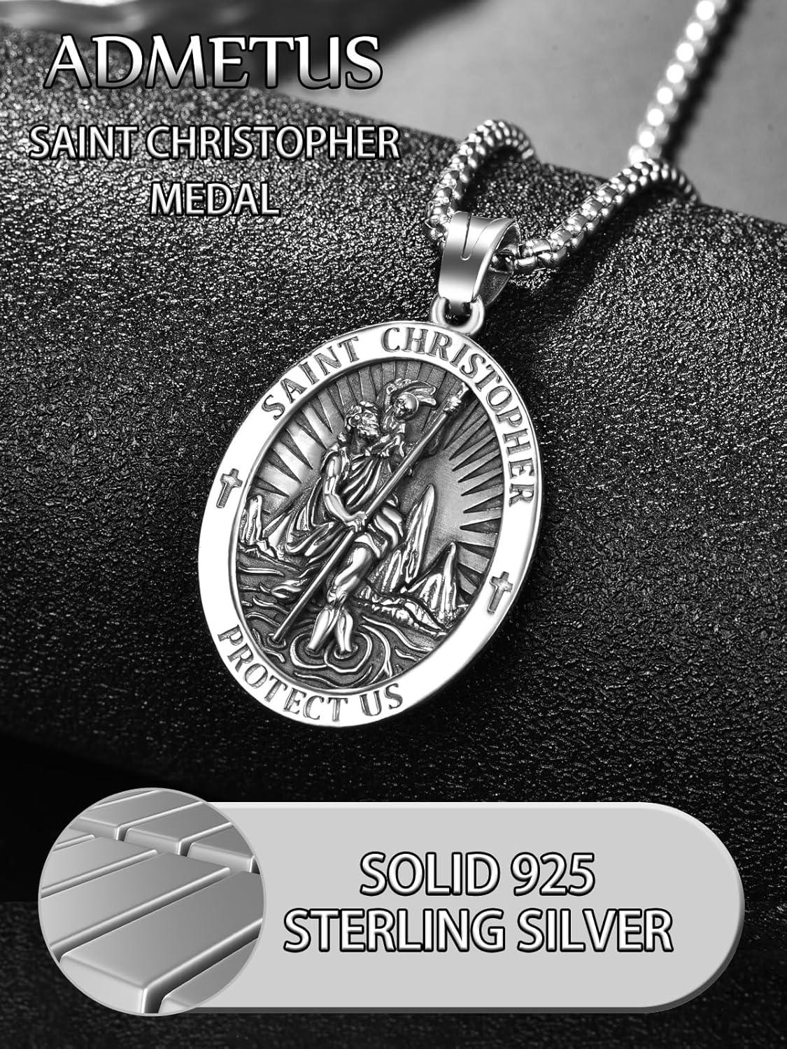 Our Honest Take on ADMETUS 925 Sterling Silver Patron saint Necklace