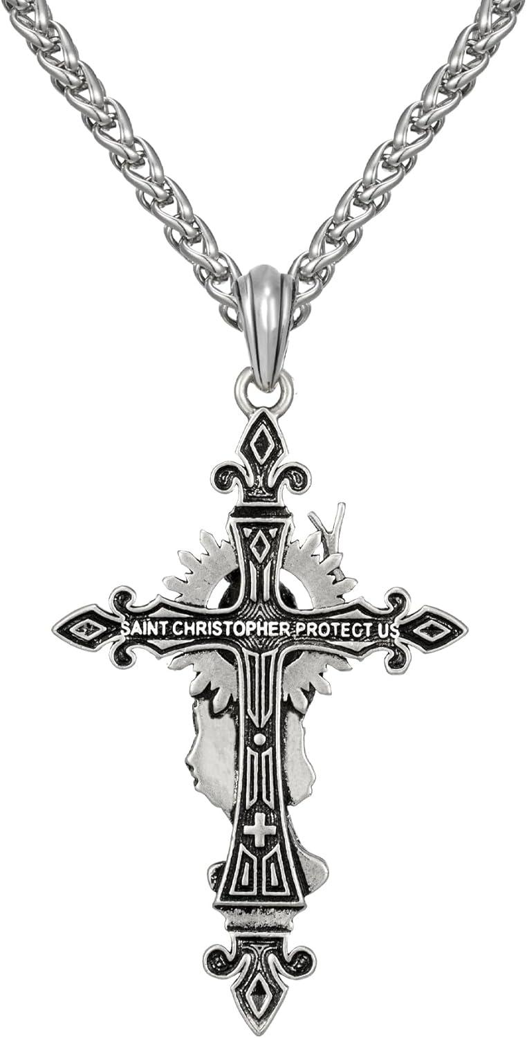 Our Review of the NORBU 925 Sterling Silver ​Saint Necklace for Men