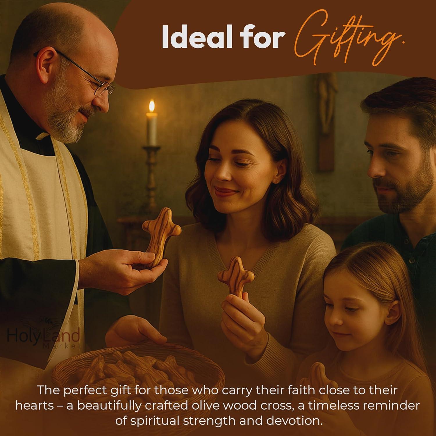 Our Review of Holy Land Market's Olive Wood Hand Crosses from Bethlehem